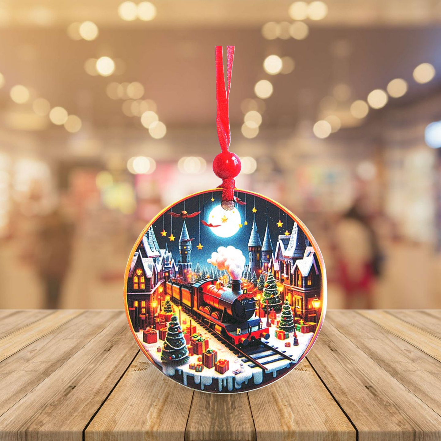Round Shaped Sublimated Ornament