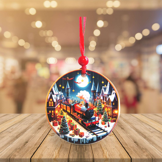 Round Shaped Sublimated Ornament