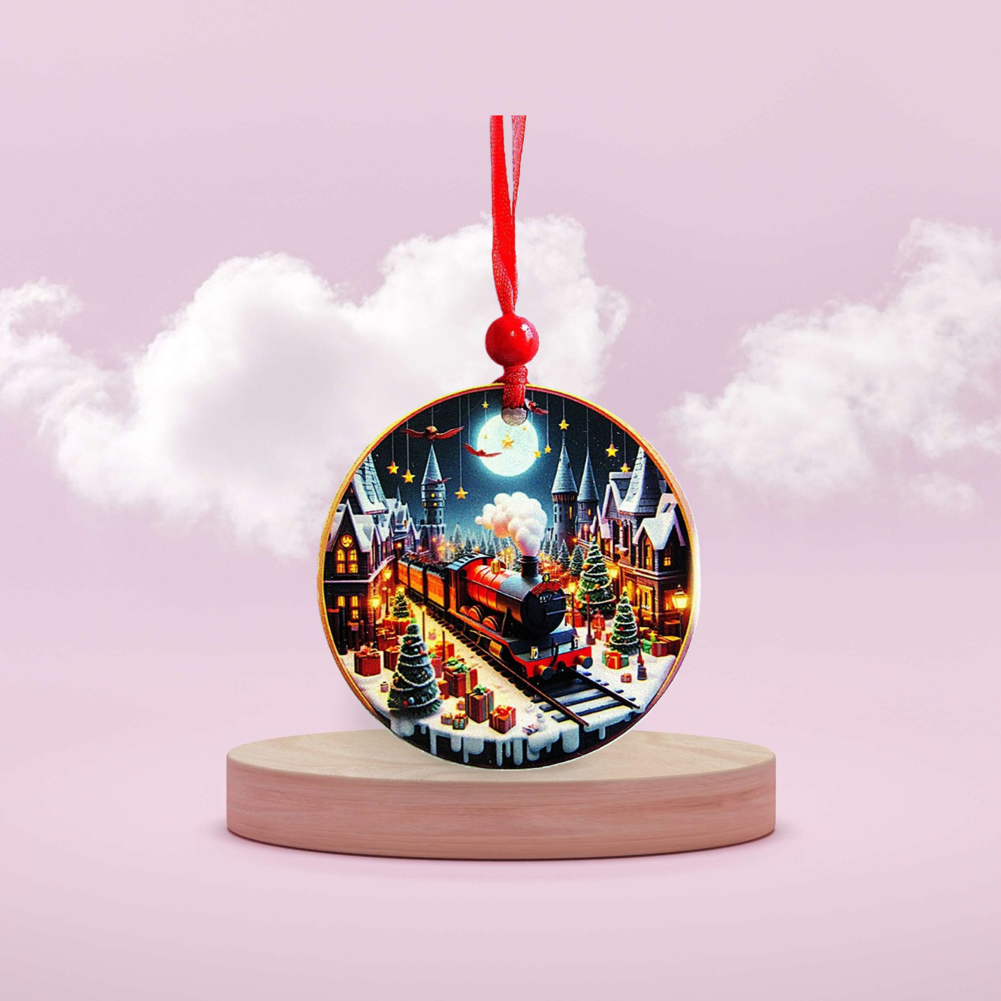 Round Shaped Sublimated Ornament