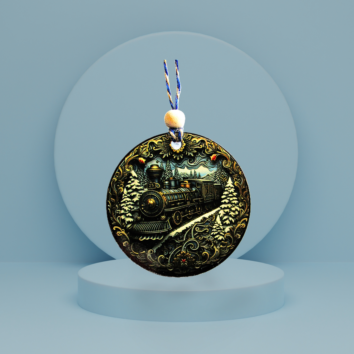 Round Shaped Sublimated Ornament