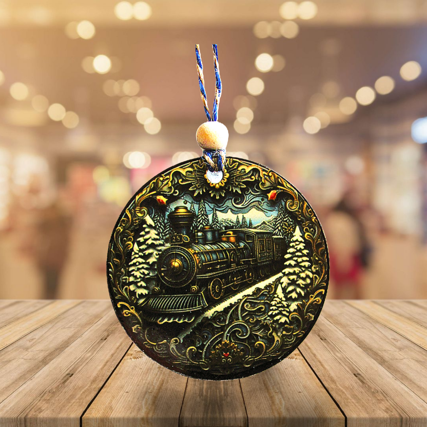 Round Shaped Sublimated Ornament