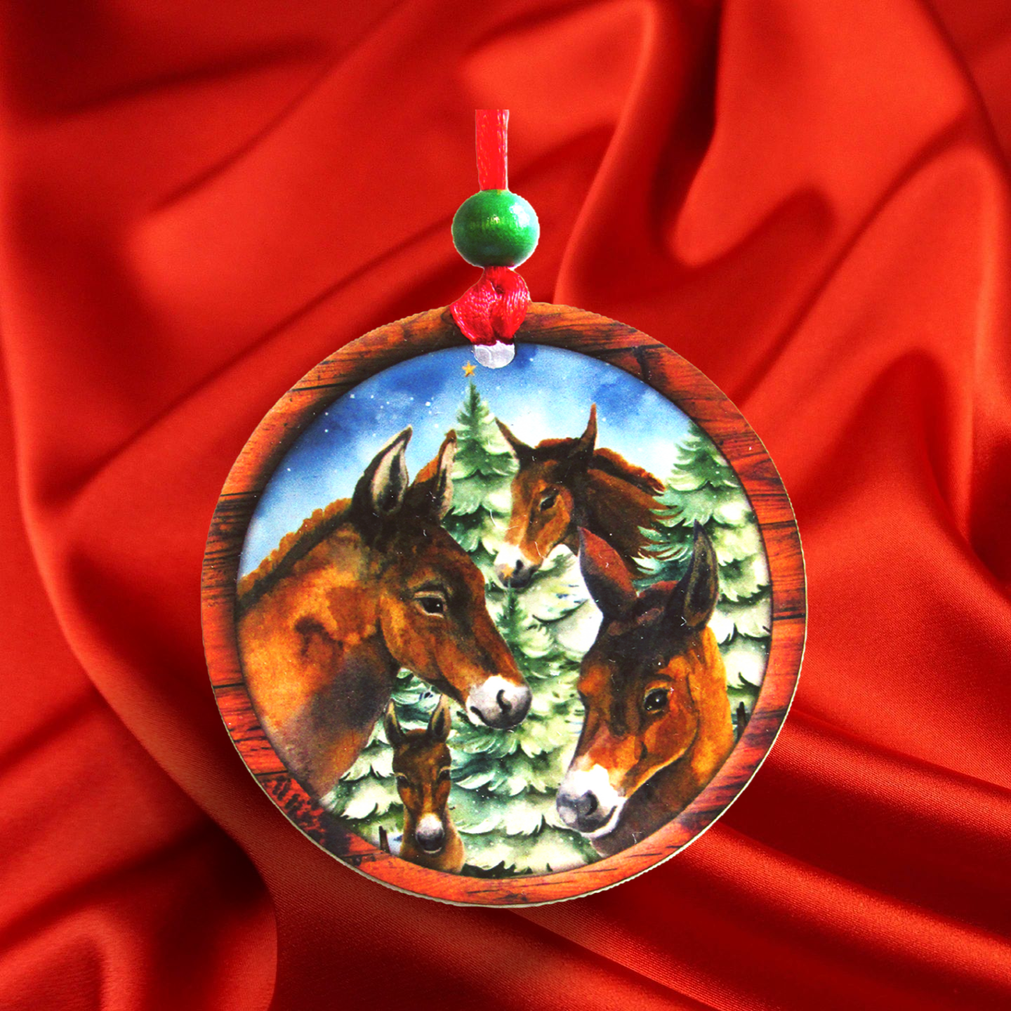 Round Shaped Sublimated Ornament