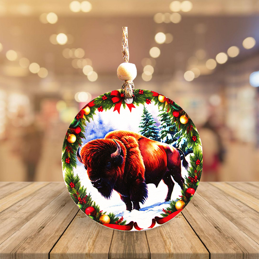 Round Shaped Sublimated Ornament