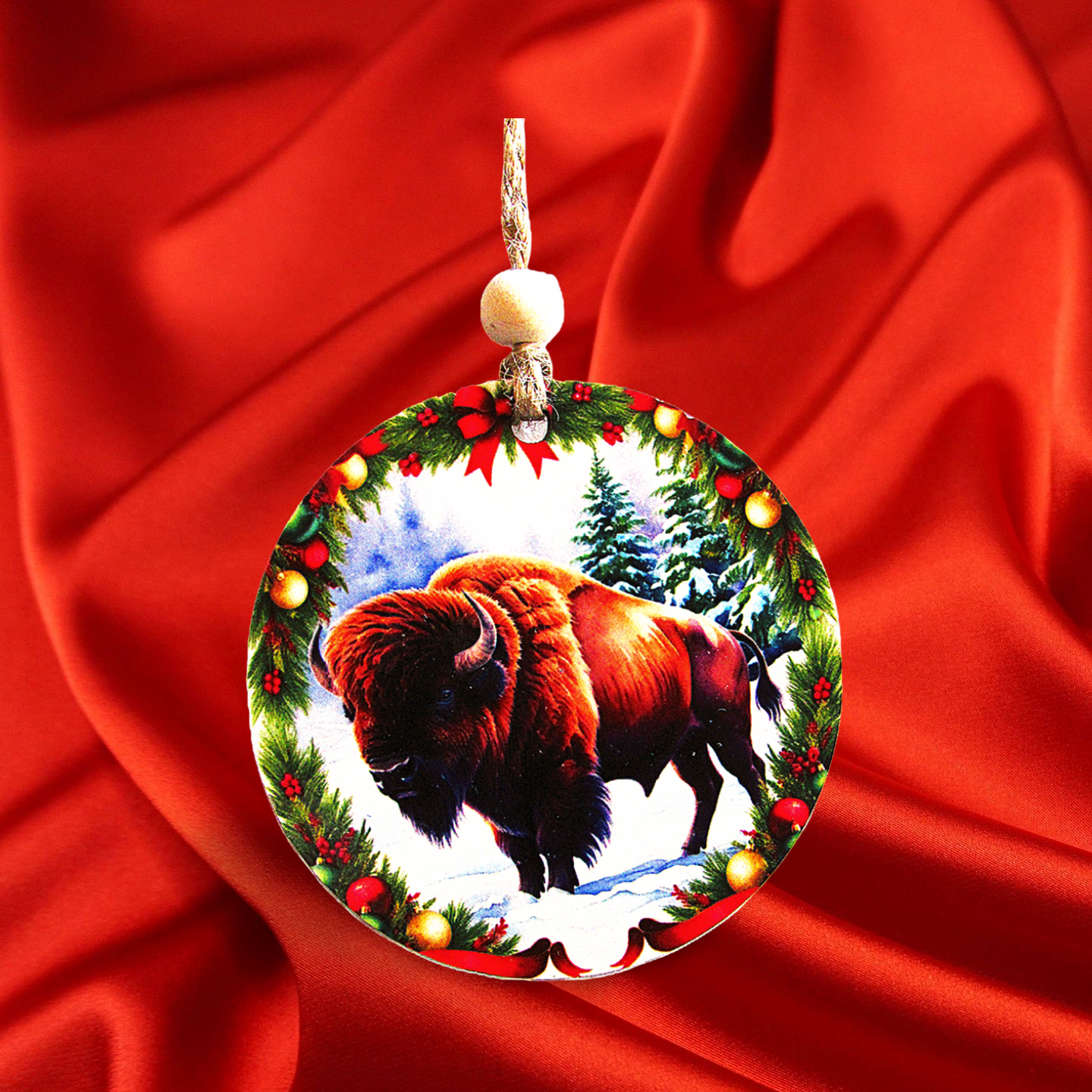 Round Shaped Sublimated Ornament