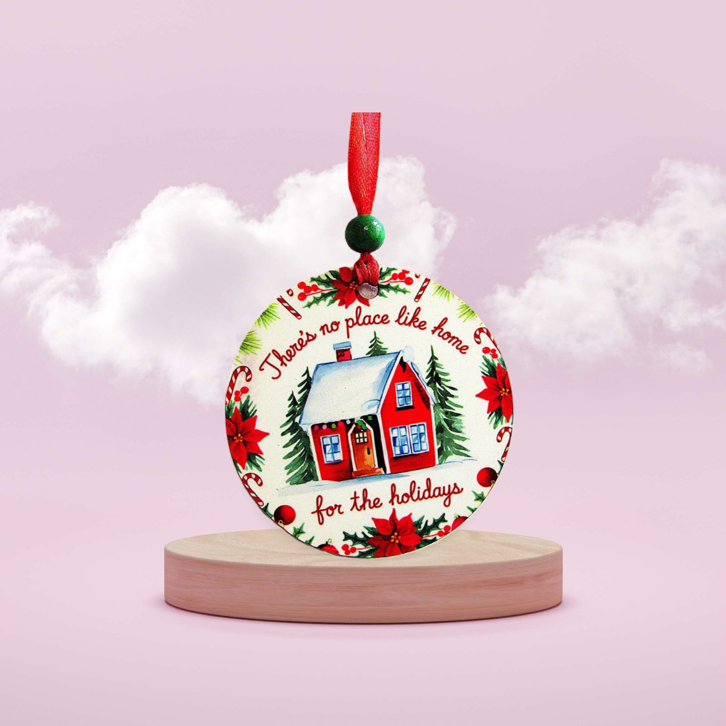 Round Shaped Sublimated Ornament