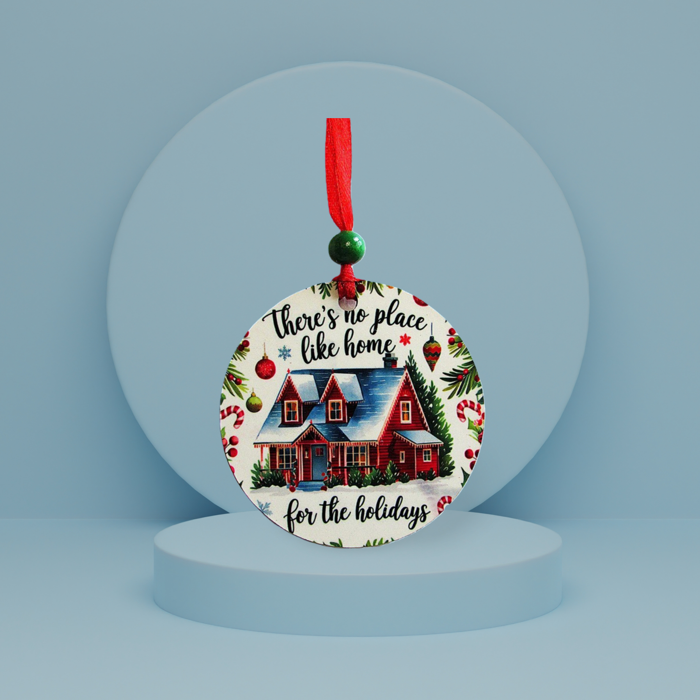Round Shaped Sublimated Ornament