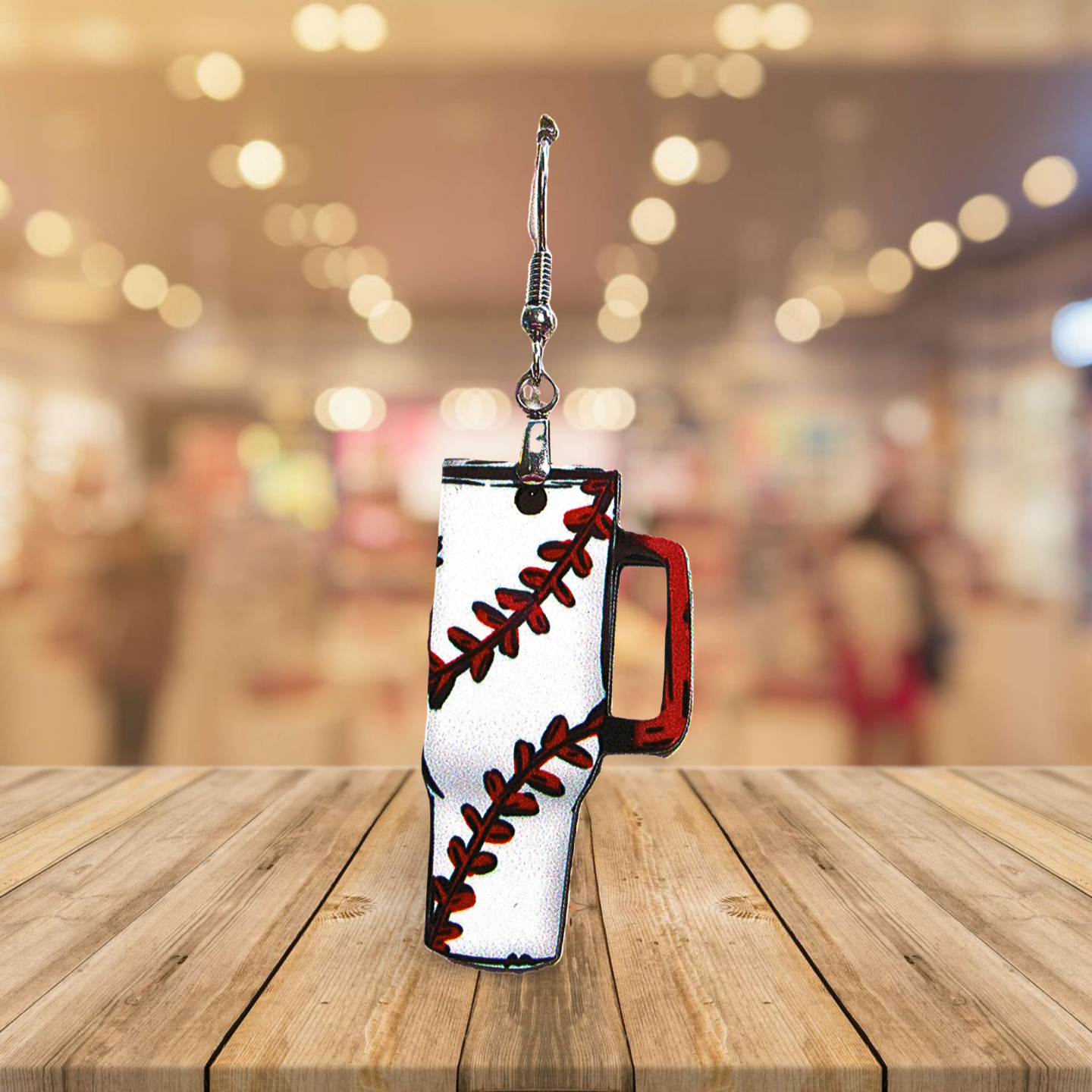 Tumbler Shaped Sublimated Earrings