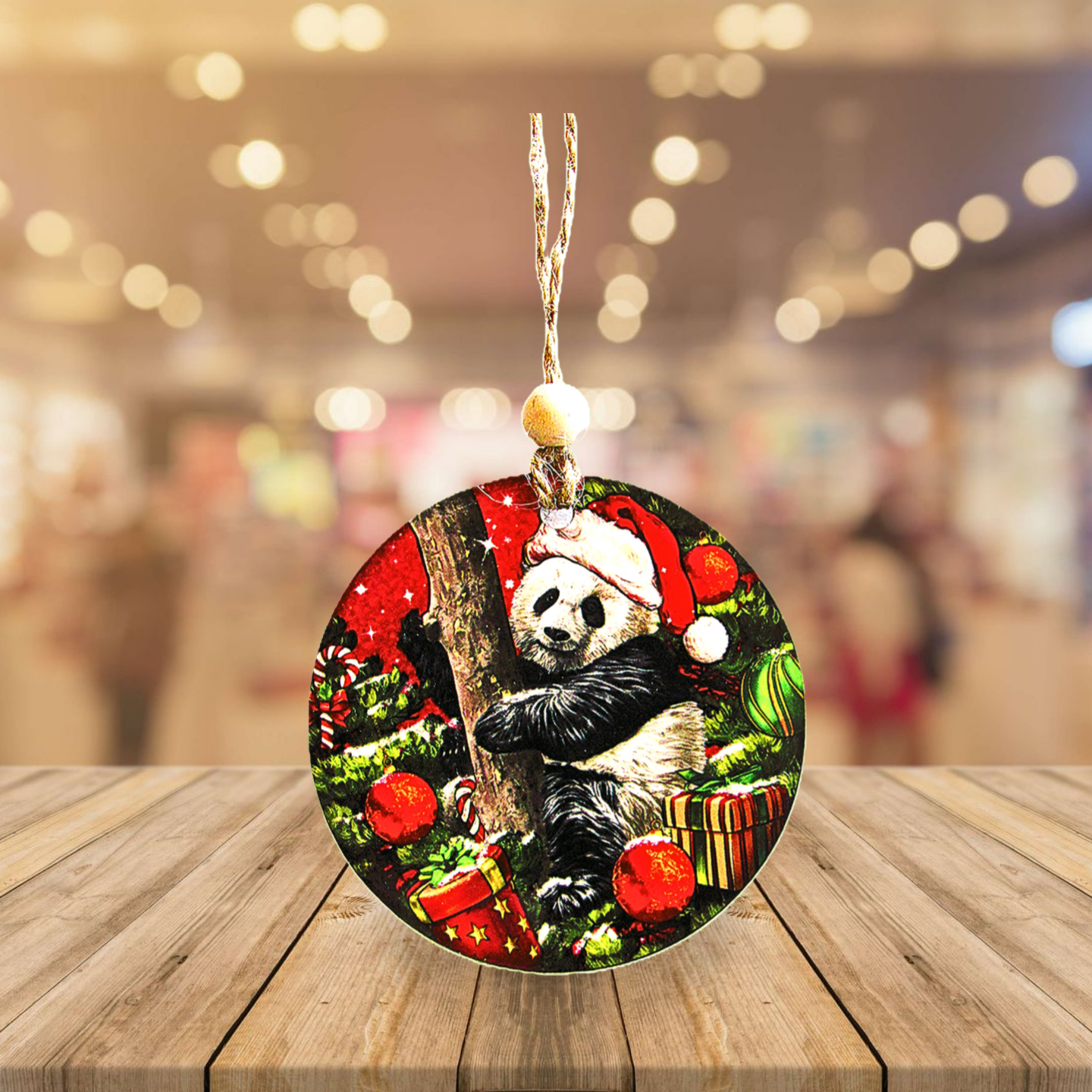 Round Shaped Sublimated Ornament