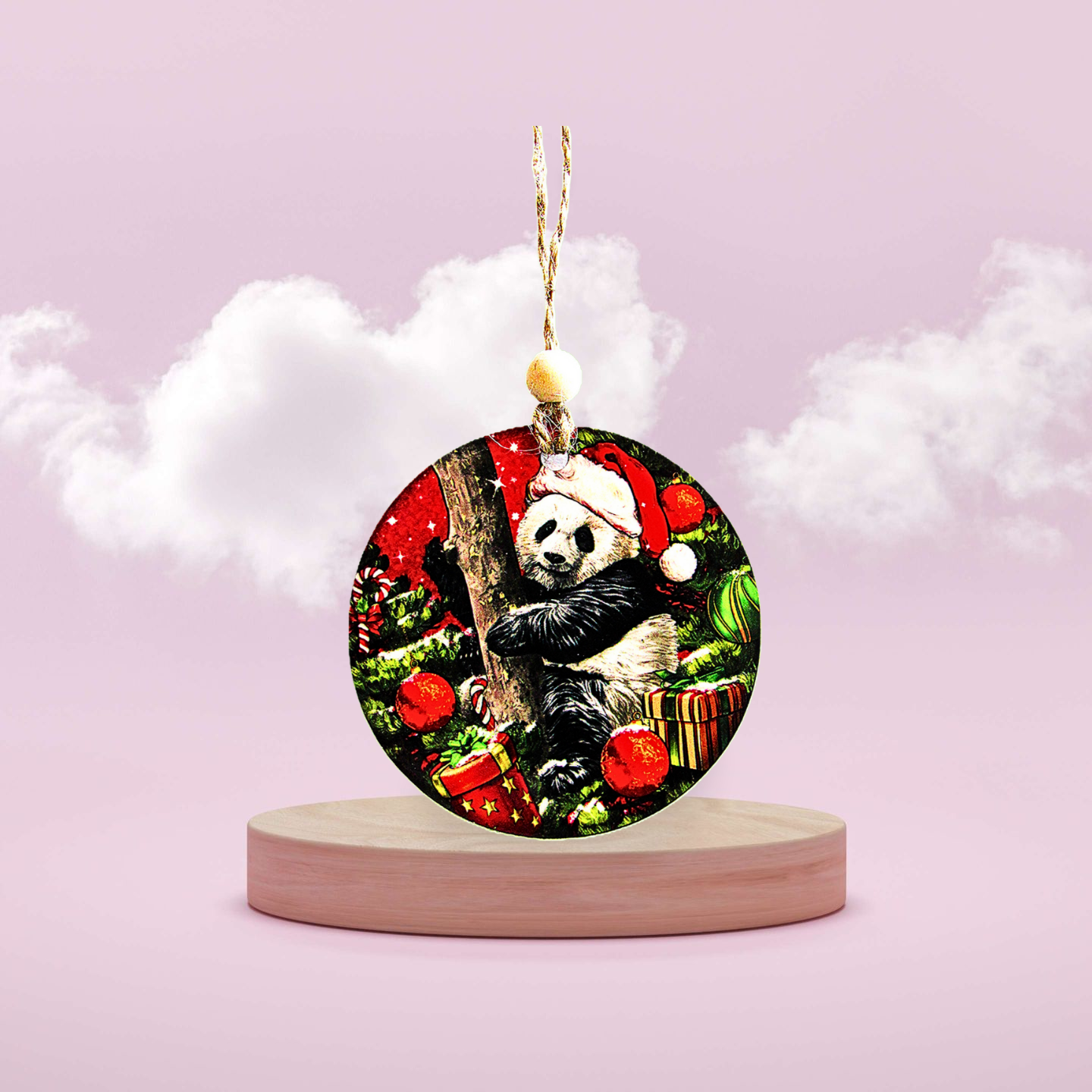 Round Shaped Sublimated Ornament