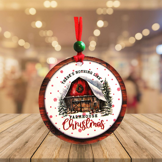 Round Shaped Sublimated Ornament
