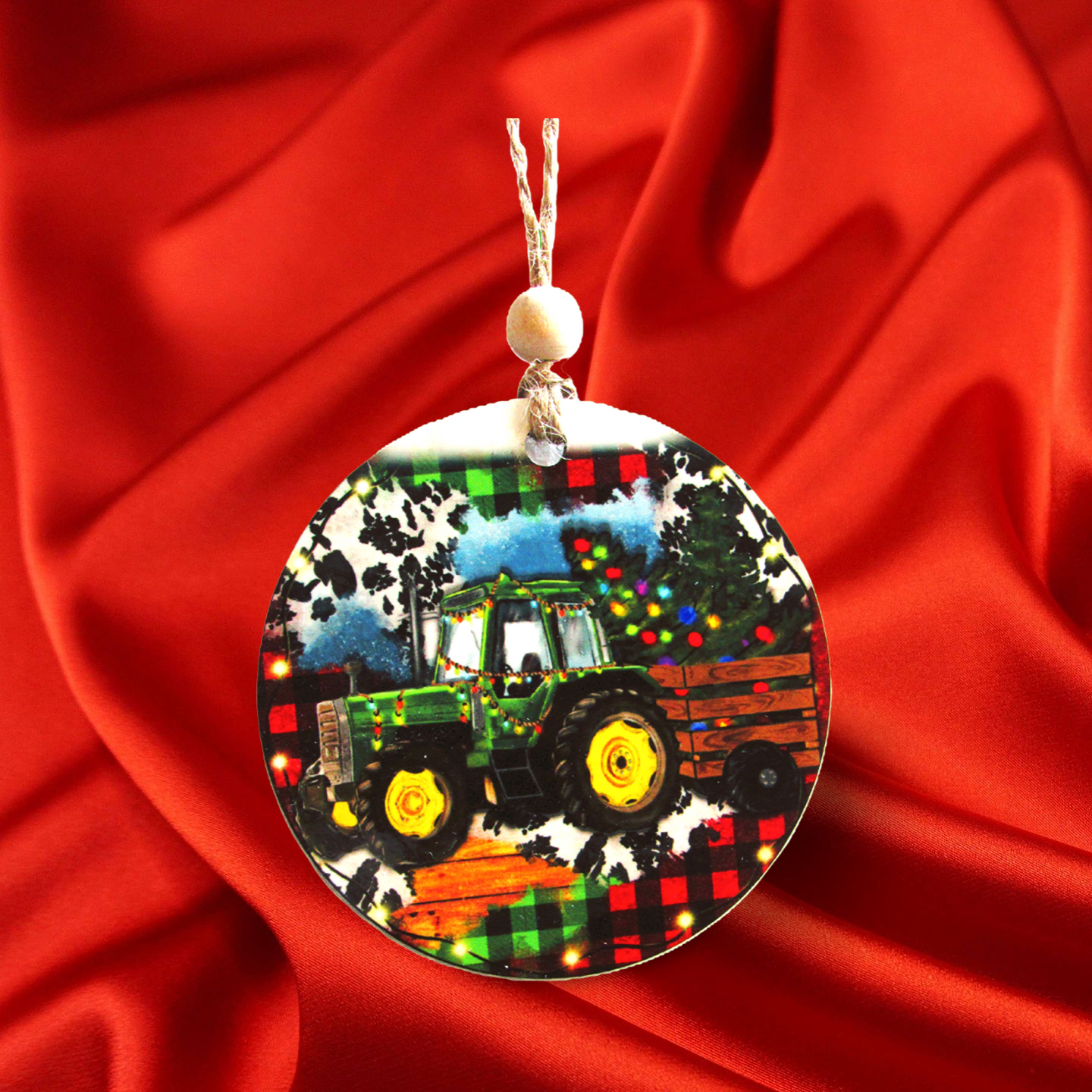 Round Shaped Sublimated Ornament