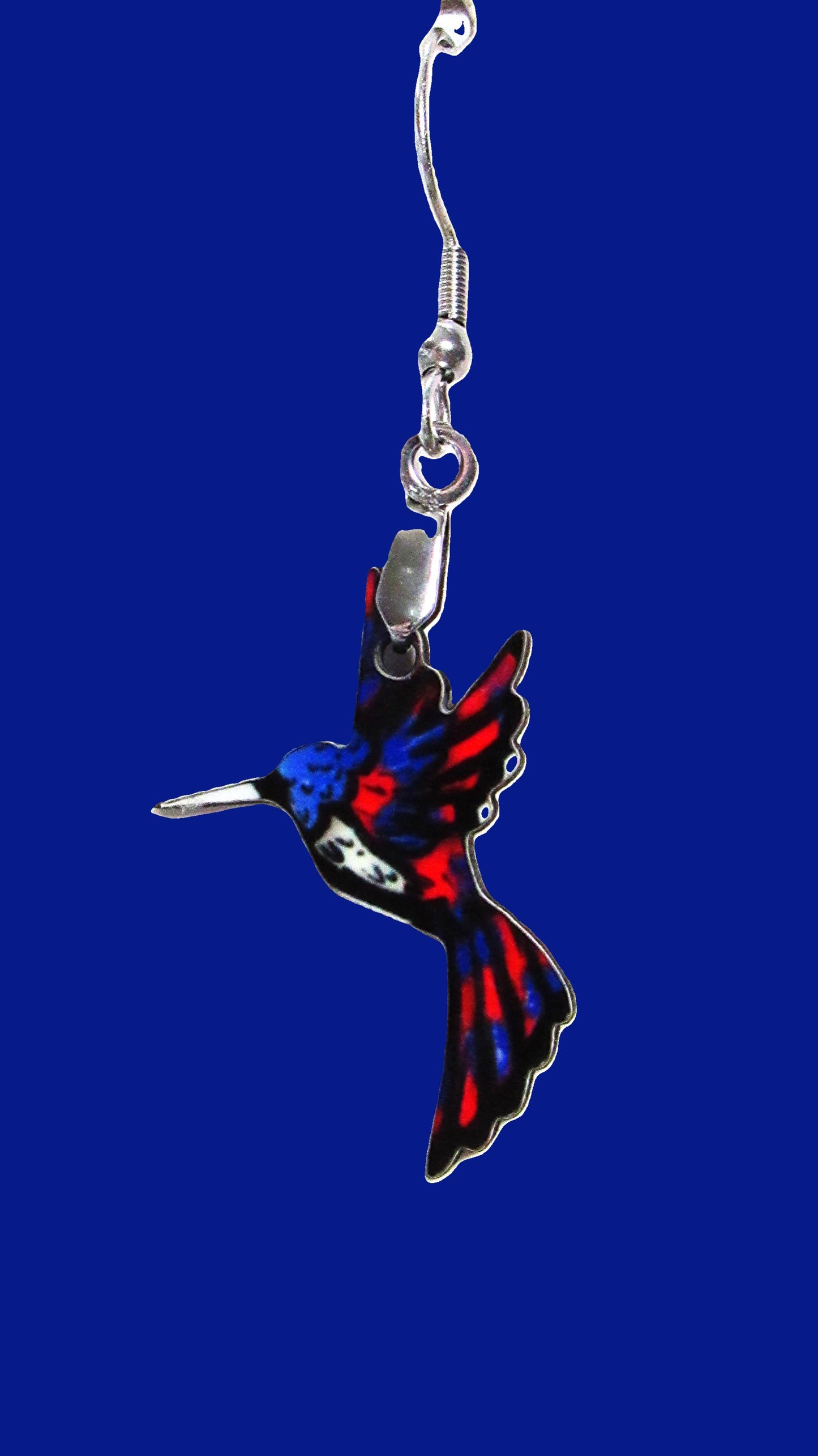 Hummingbird Shaped Sublimated Earrings