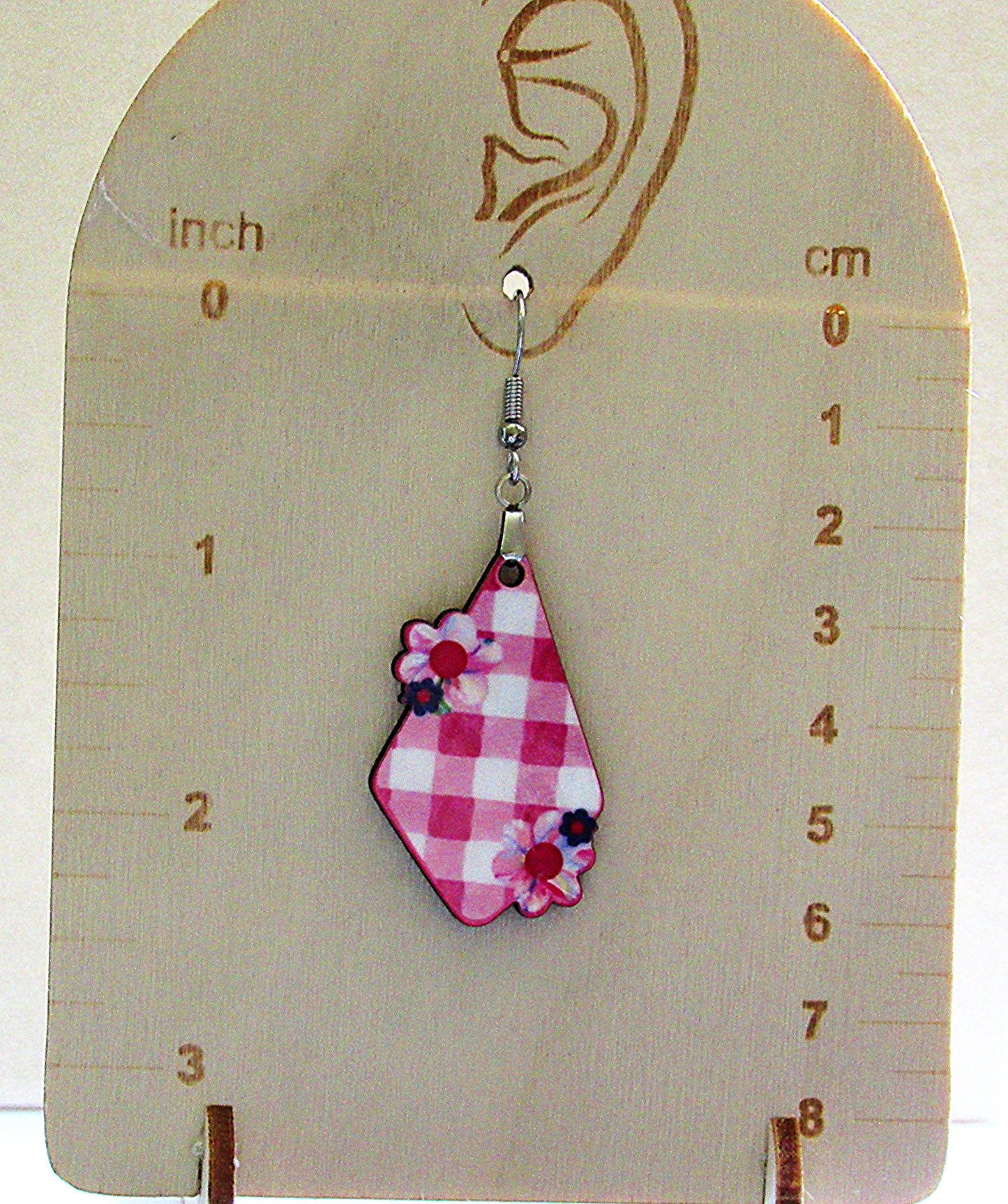 Fancy Flower Shaped Sublimated Earrings