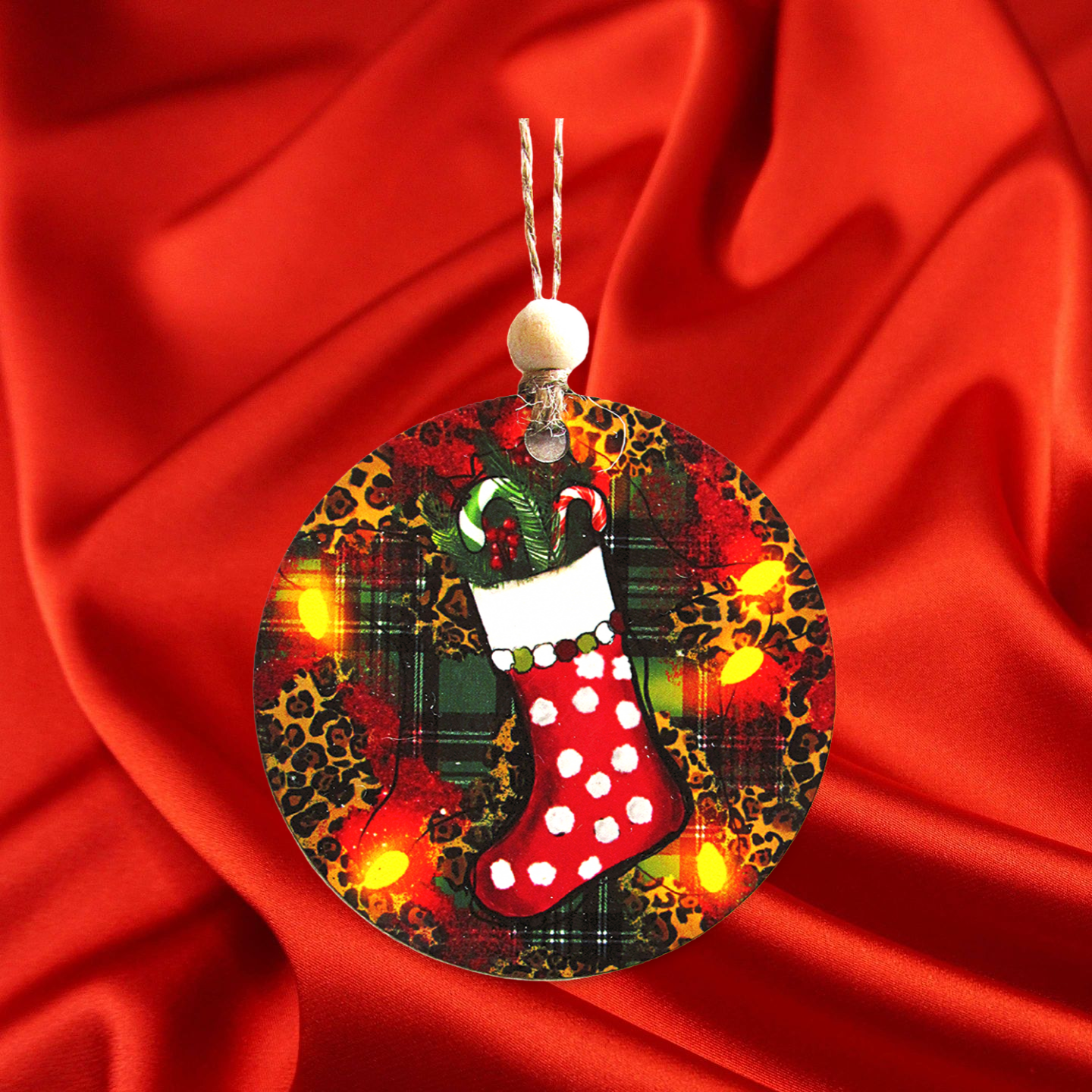 Round Shaped Sublimated Ornament