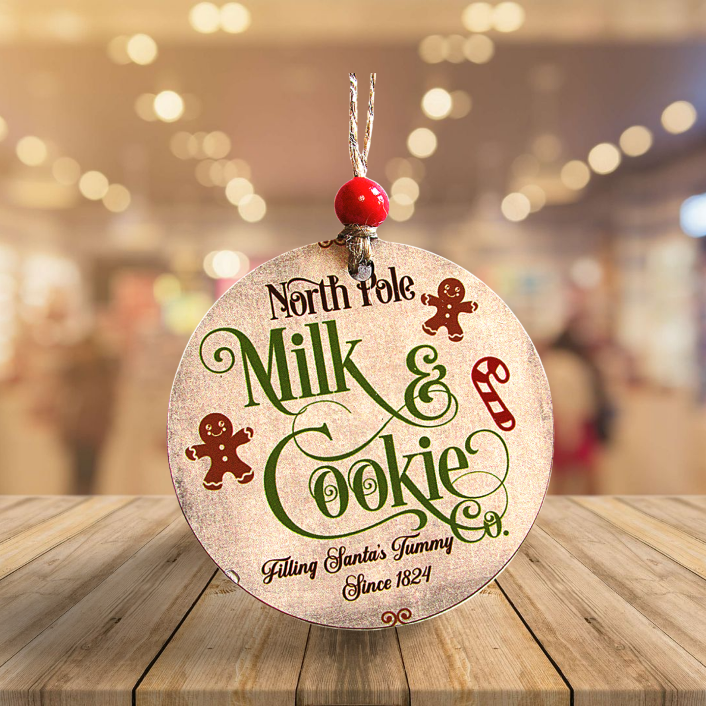 Round Shaped Sublimated Ornament