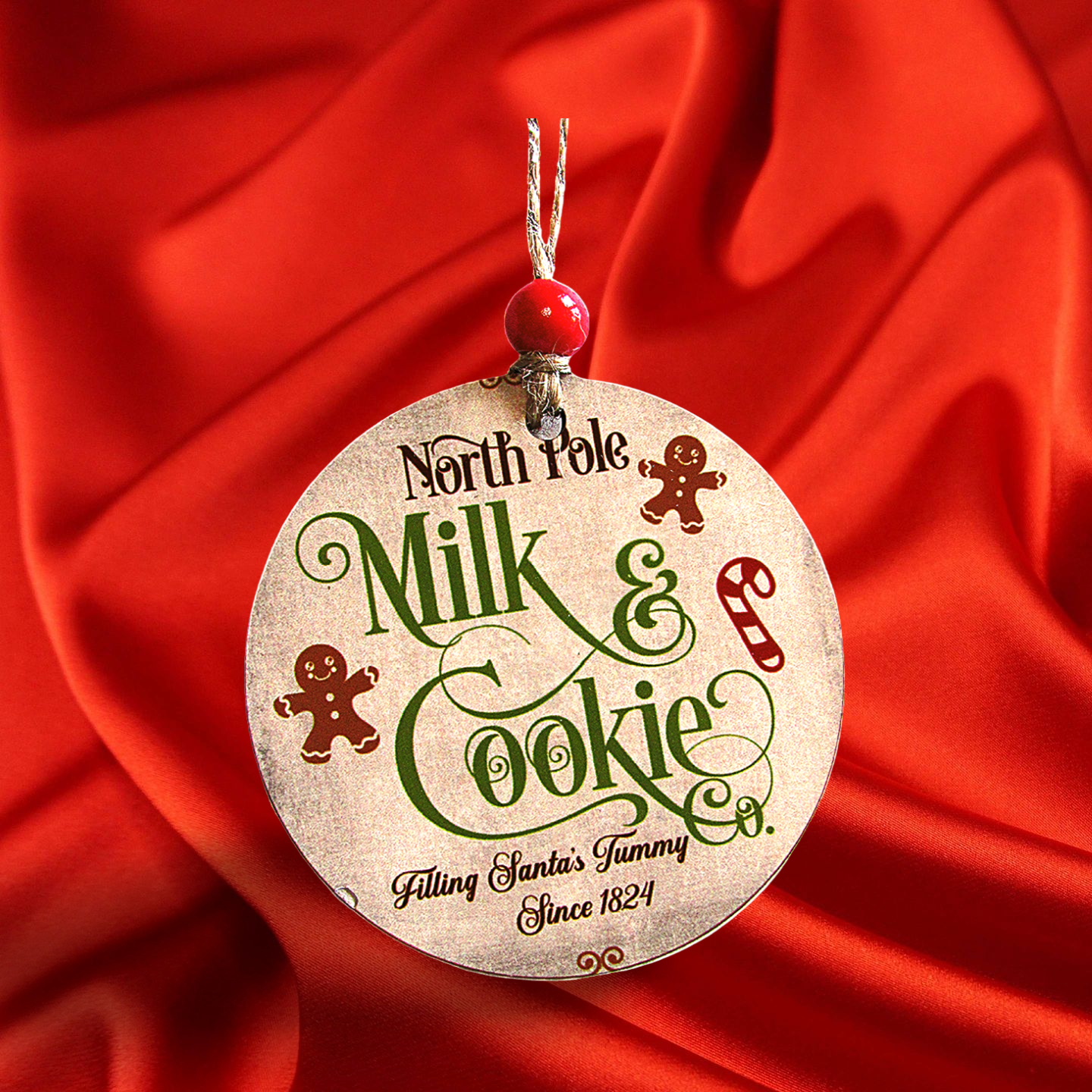 Round Shaped Sublimated Ornament