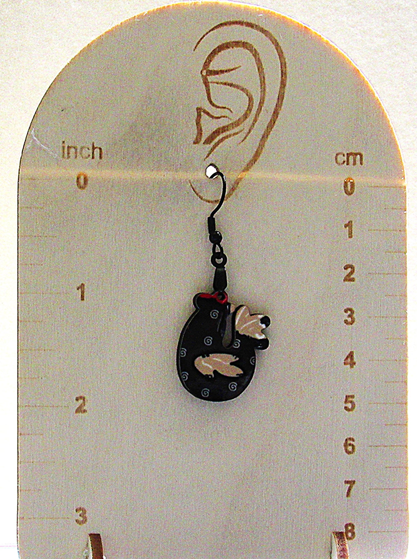 Chicken Shaped Sublimated Earrings