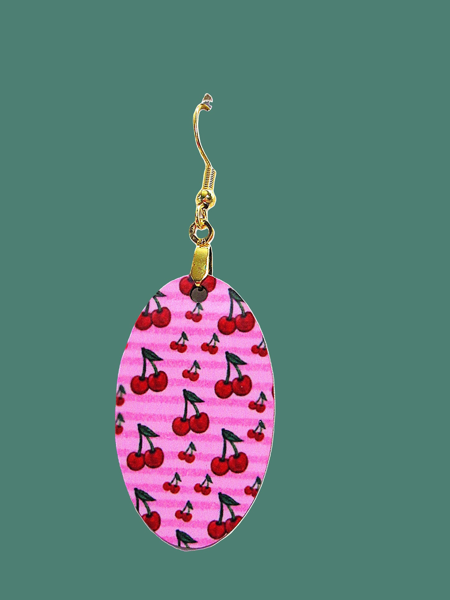 Oval Shaped Sublimated Earrings
