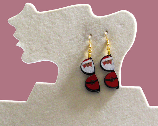 Sunglass Shaped Sublimated Earrings