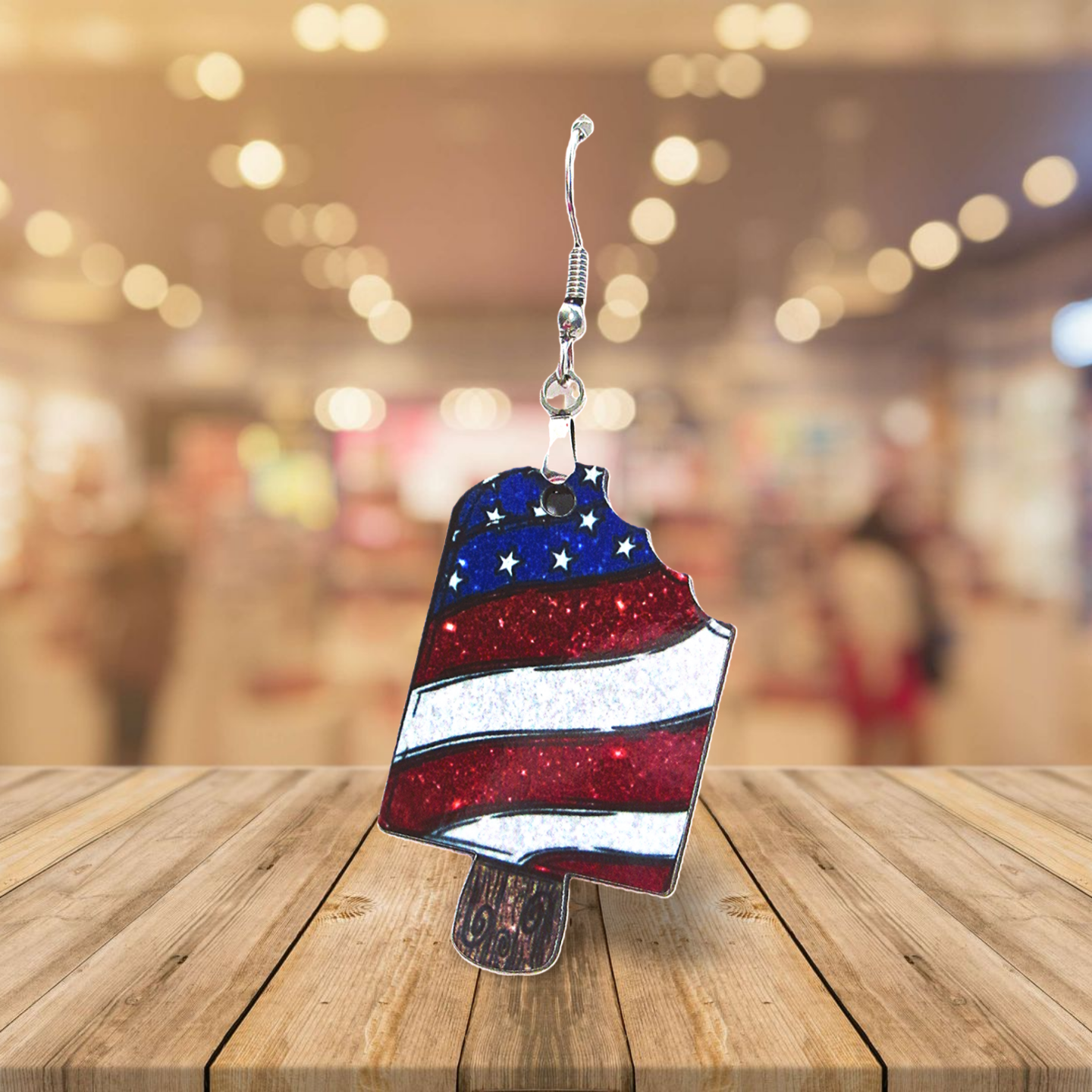 Popsicle  Shaped Sublimated Earrings