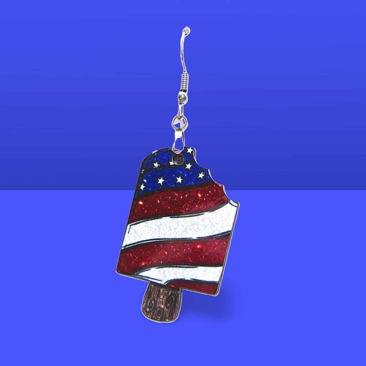 Popsicle  Shaped Sublimated Earrings