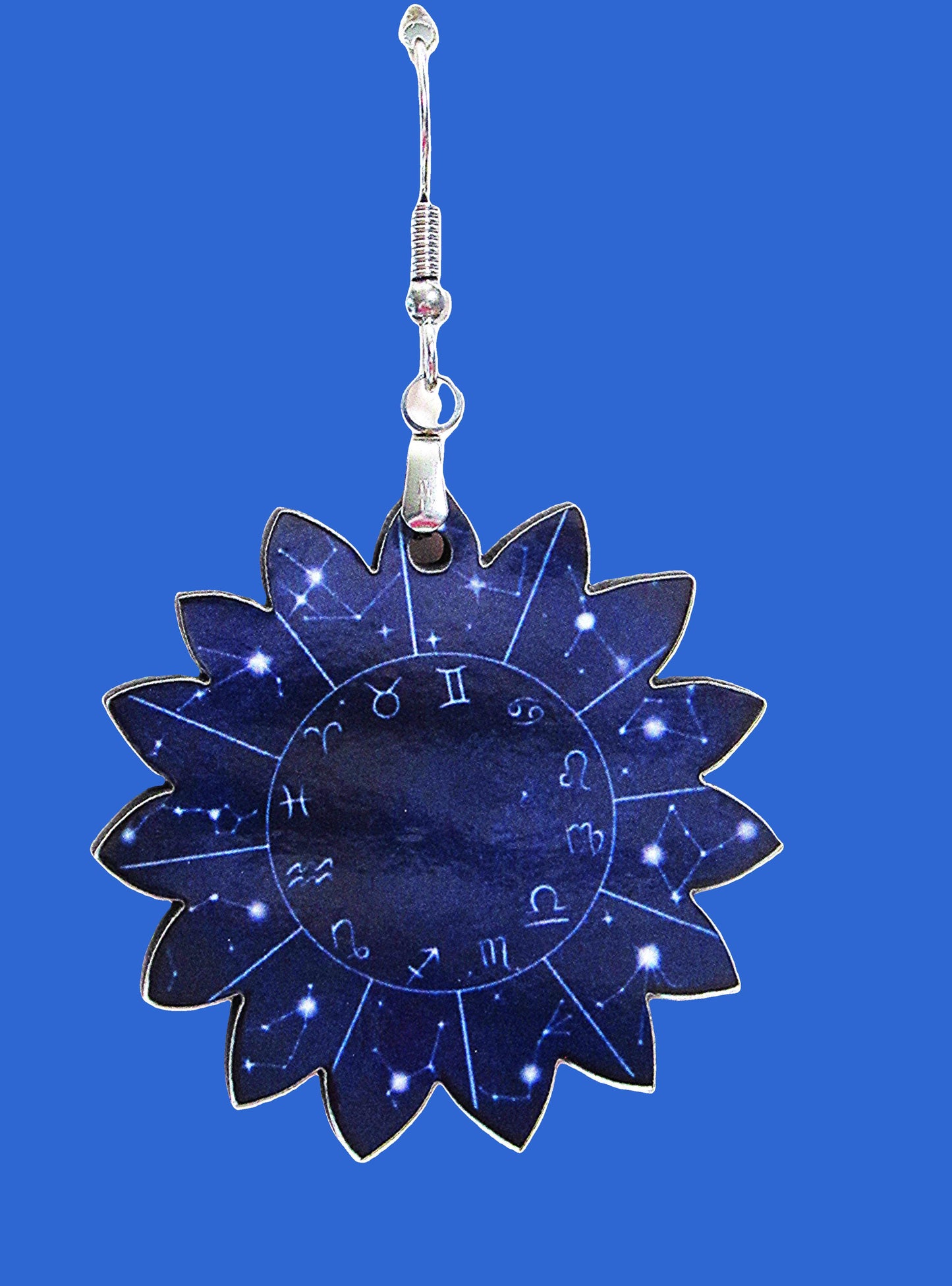 Sunflower Shaped Sublimated Earrings