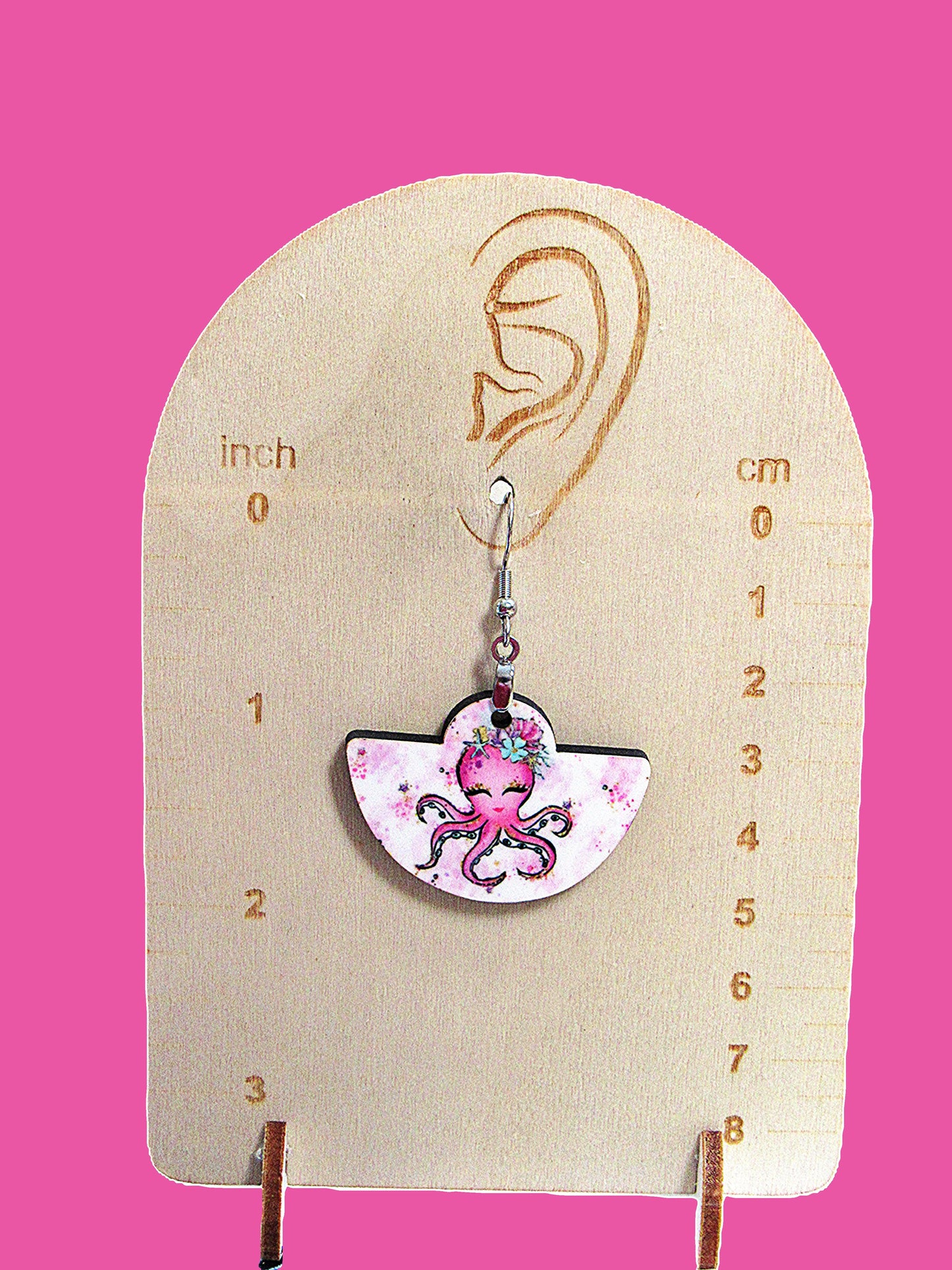 Boho Rounded Sublimated Earring