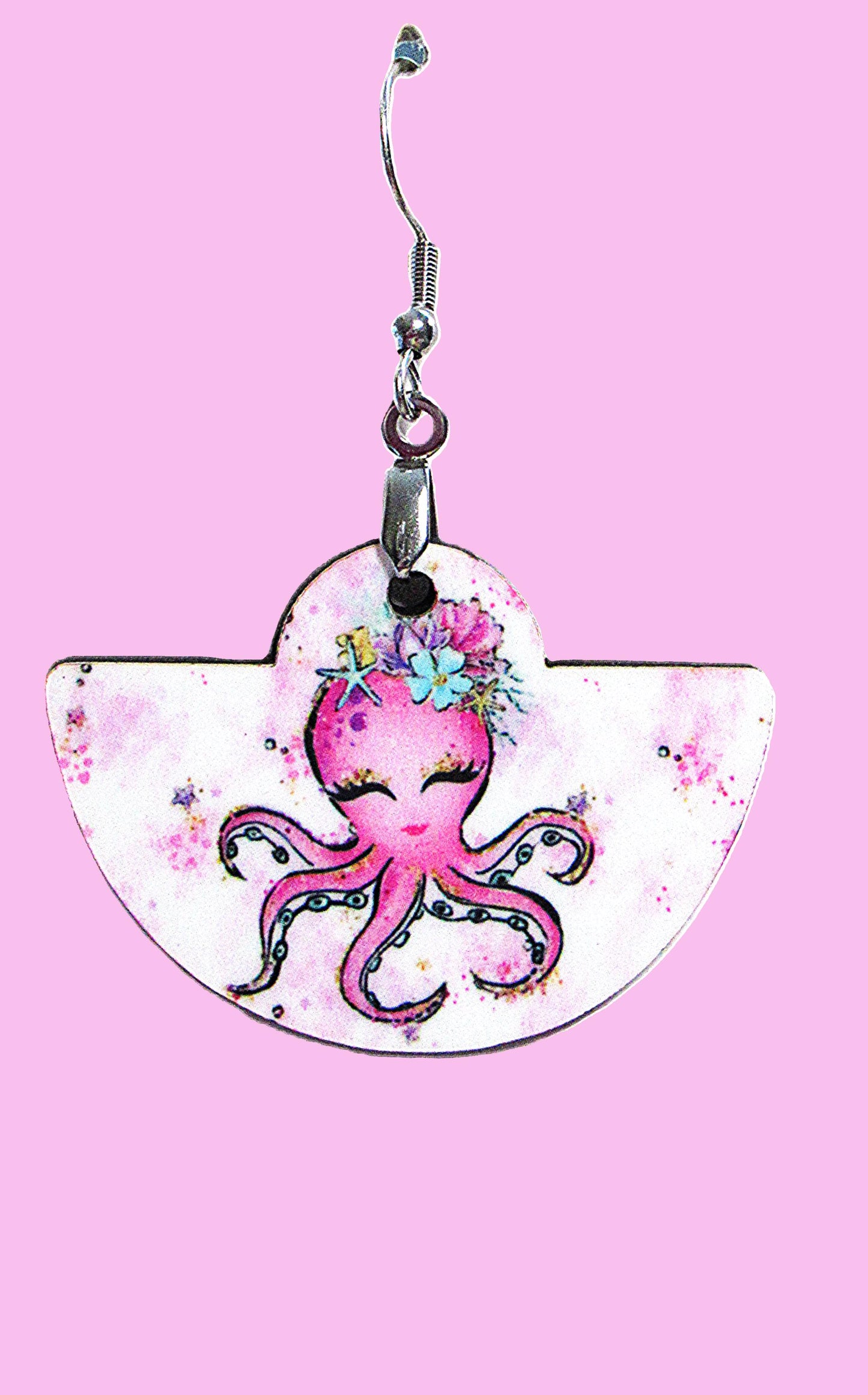 Boho Rounded Sublimated Earring