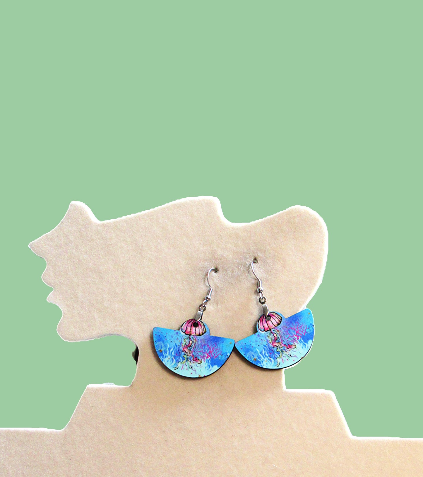 Boho Rounded Sublimated Earring