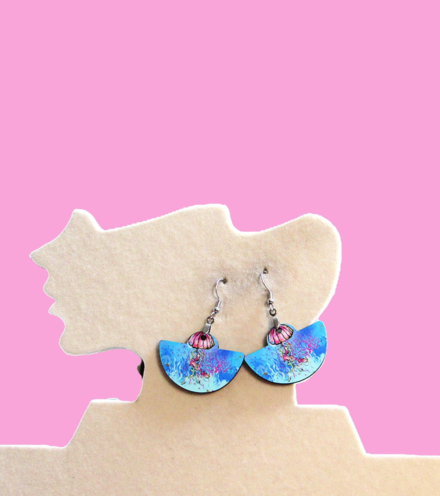 Boho Rounded Sublimated Earring
