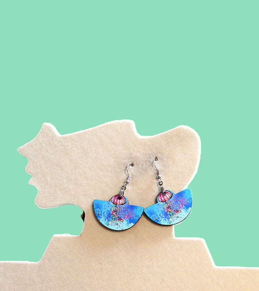 Boho Rounded Sublimated Earring