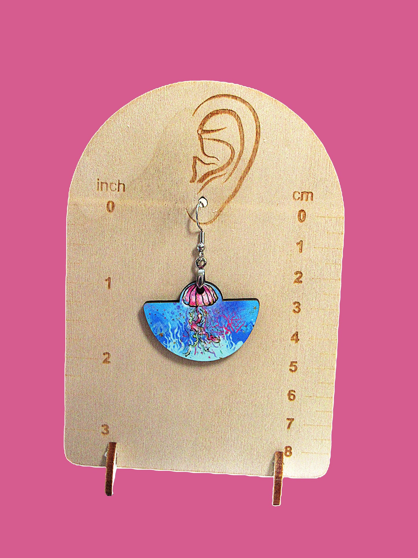 Boho Rounded Sublimated Earring