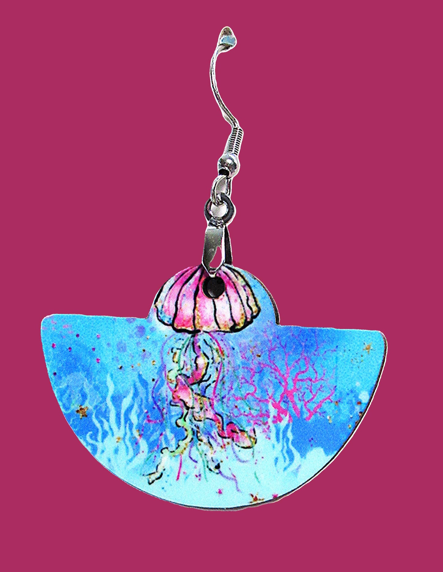 Boho Rounded Sublimated Earring