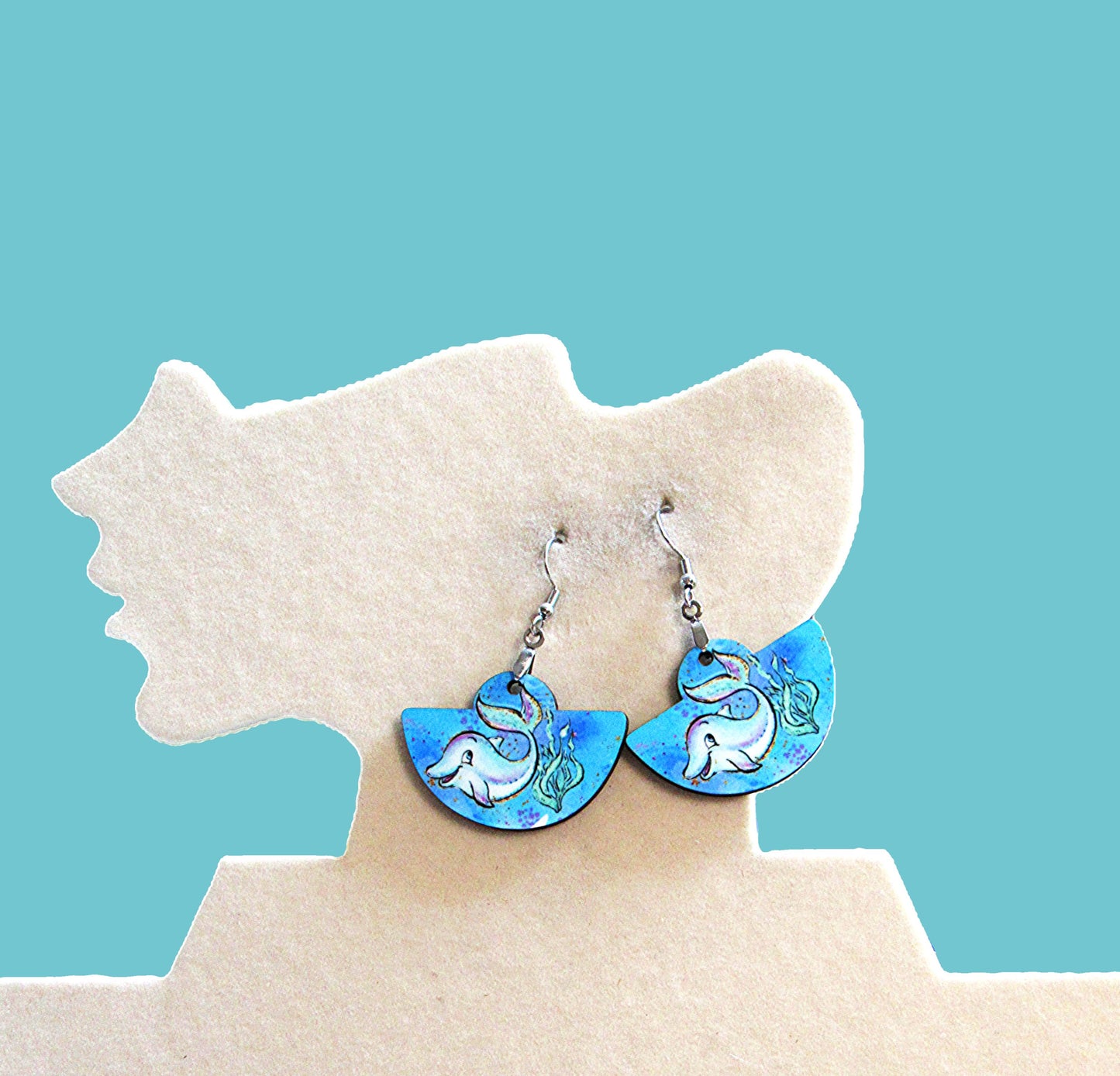 Boho Rounded  Sublimated Earring