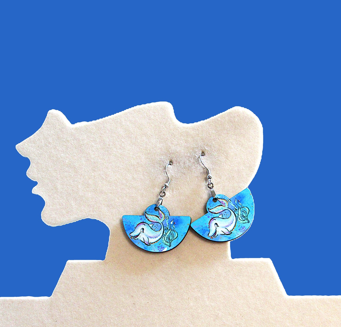 Boho Rounded  Sublimated Earring
