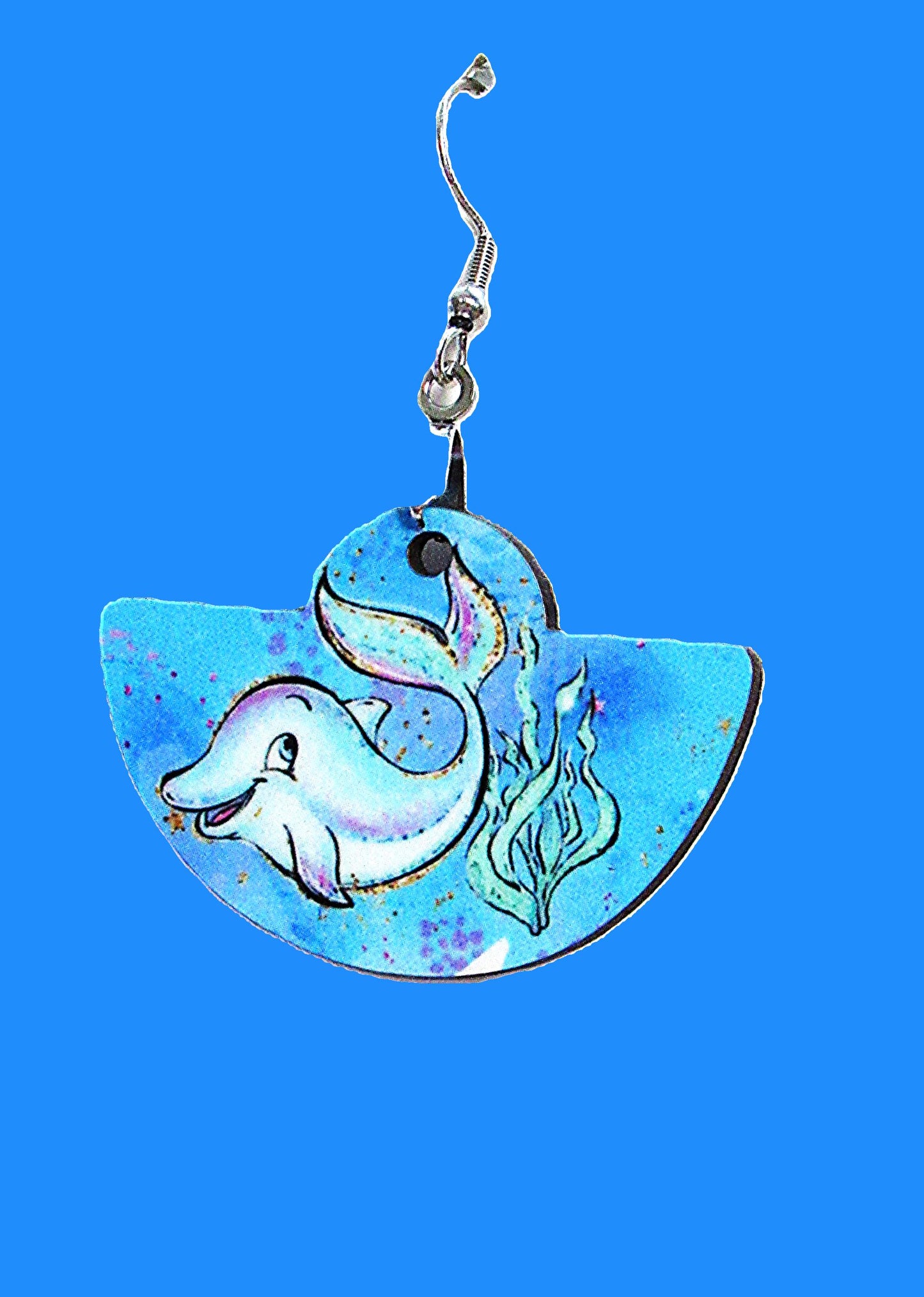 Boho Rounded  Sublimated Earring