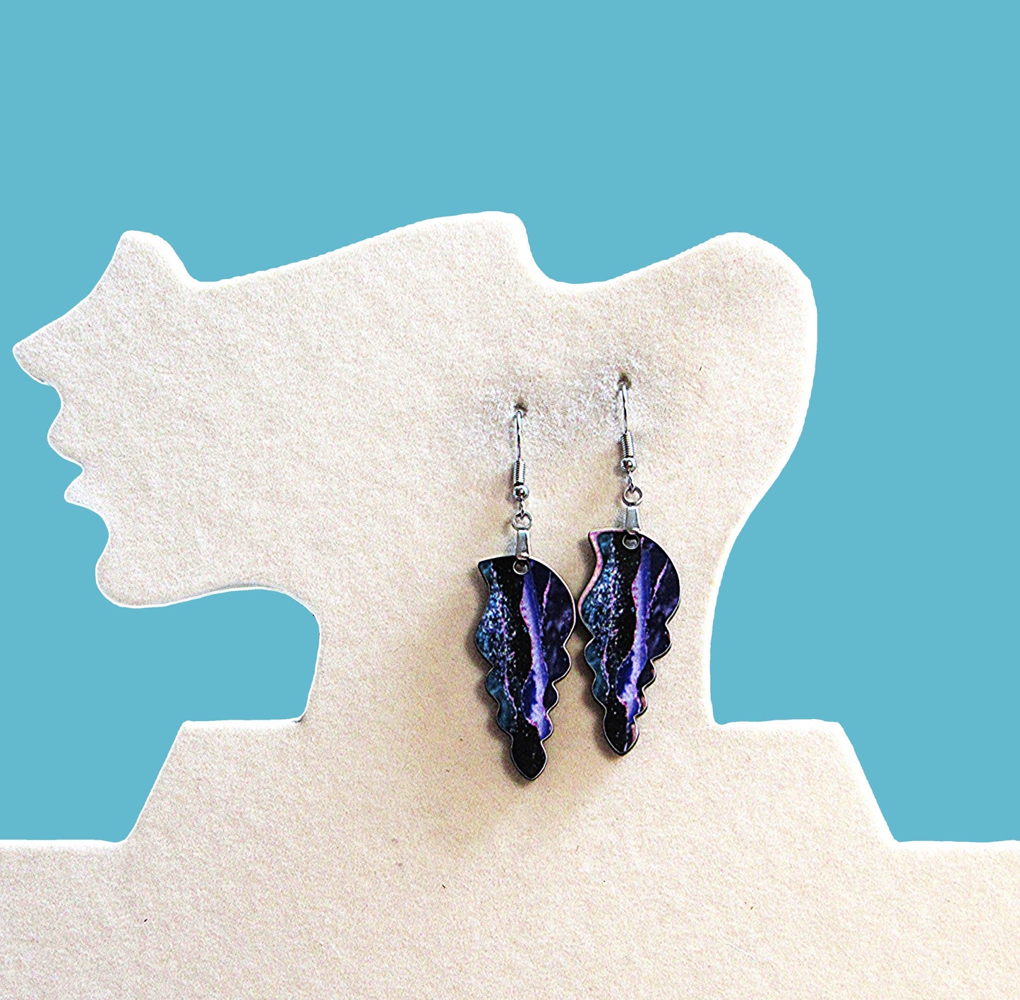 Tulip Shell Shaped Sublimated Earrings