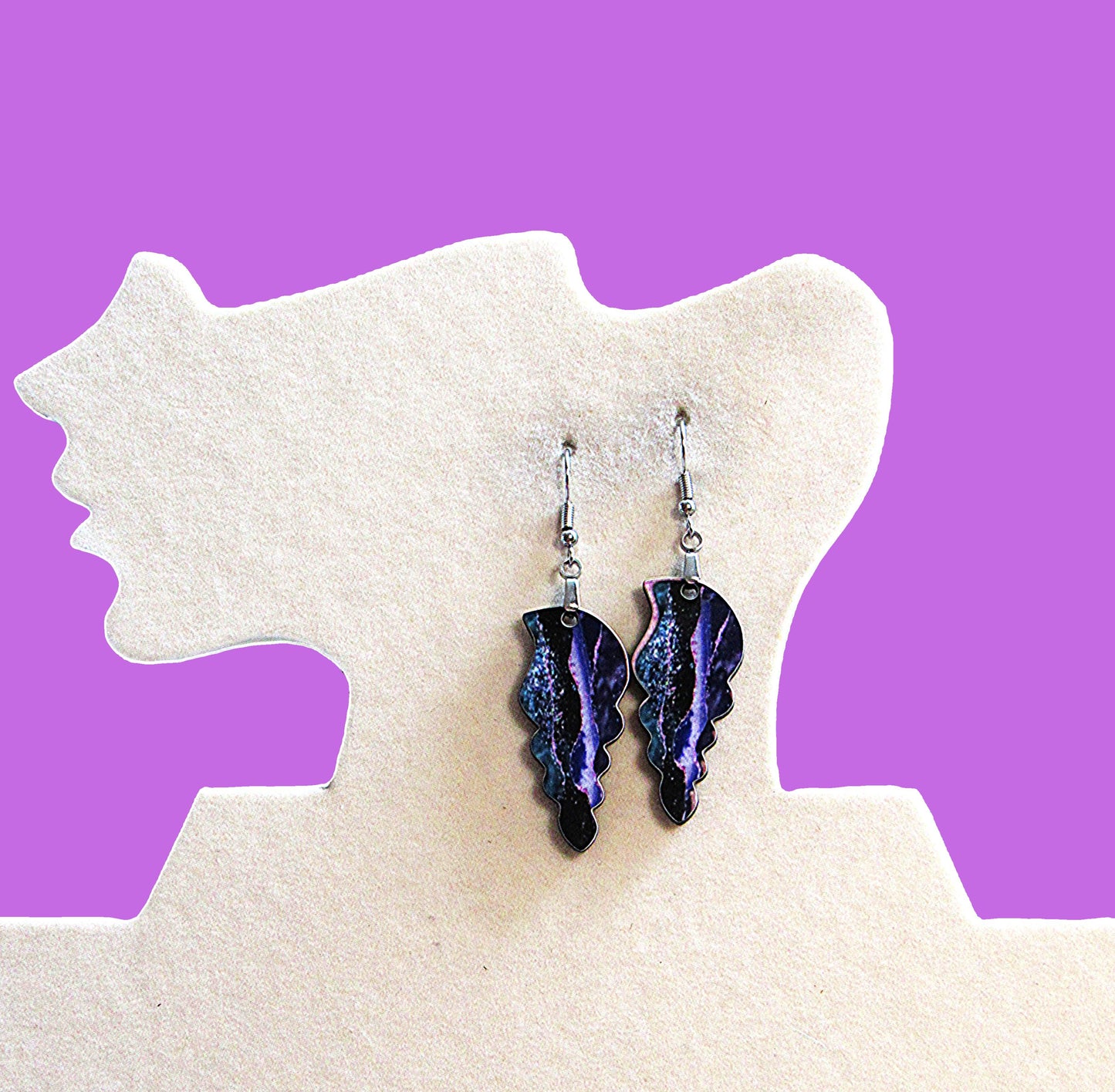 Tulip Shell Shaped Sublimated Earrings