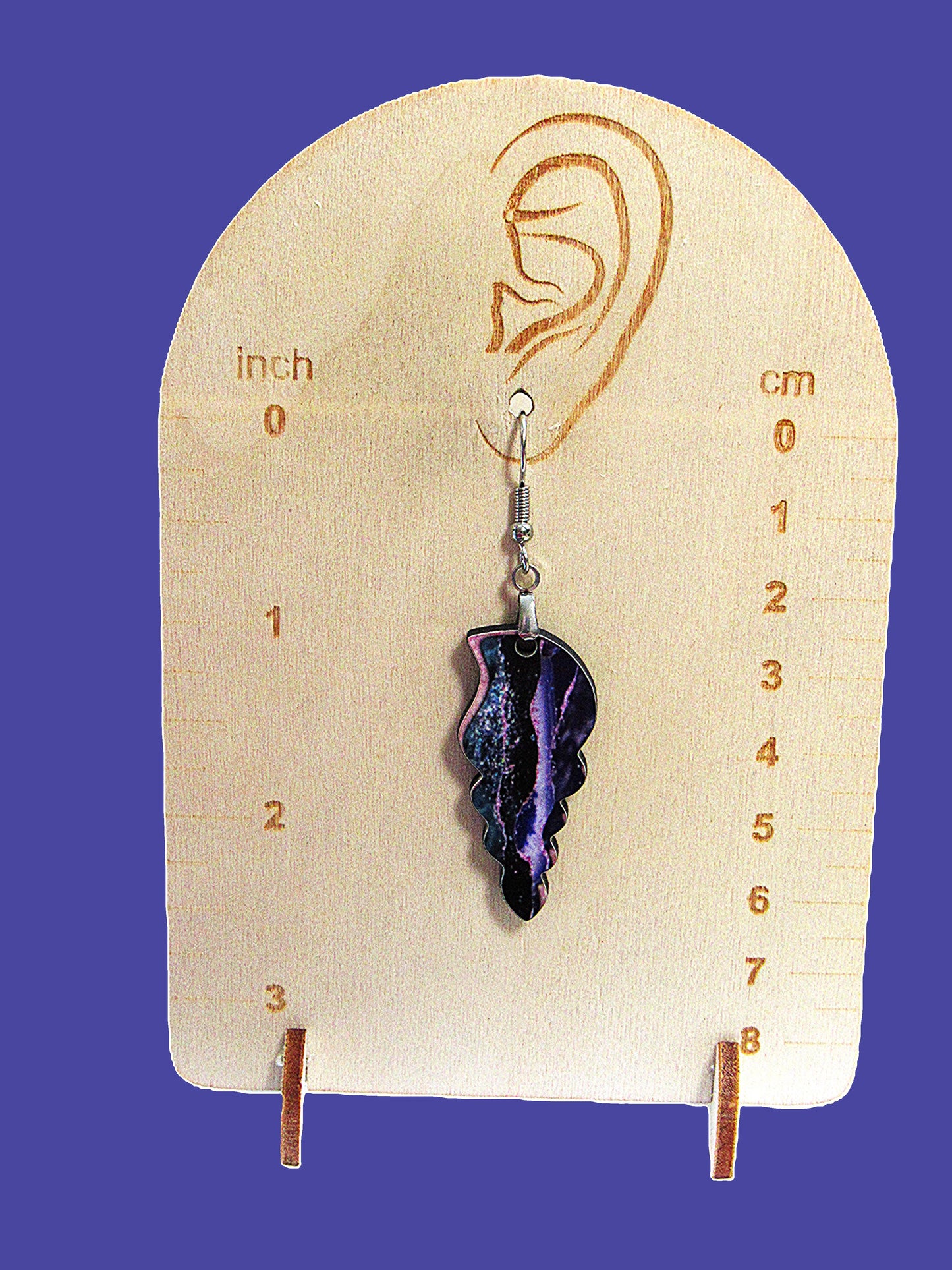 Tulip Shell Shaped Sublimated Earrings