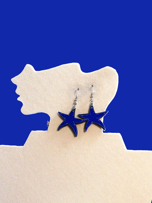 Starfish Shaped Sublimated Earrings