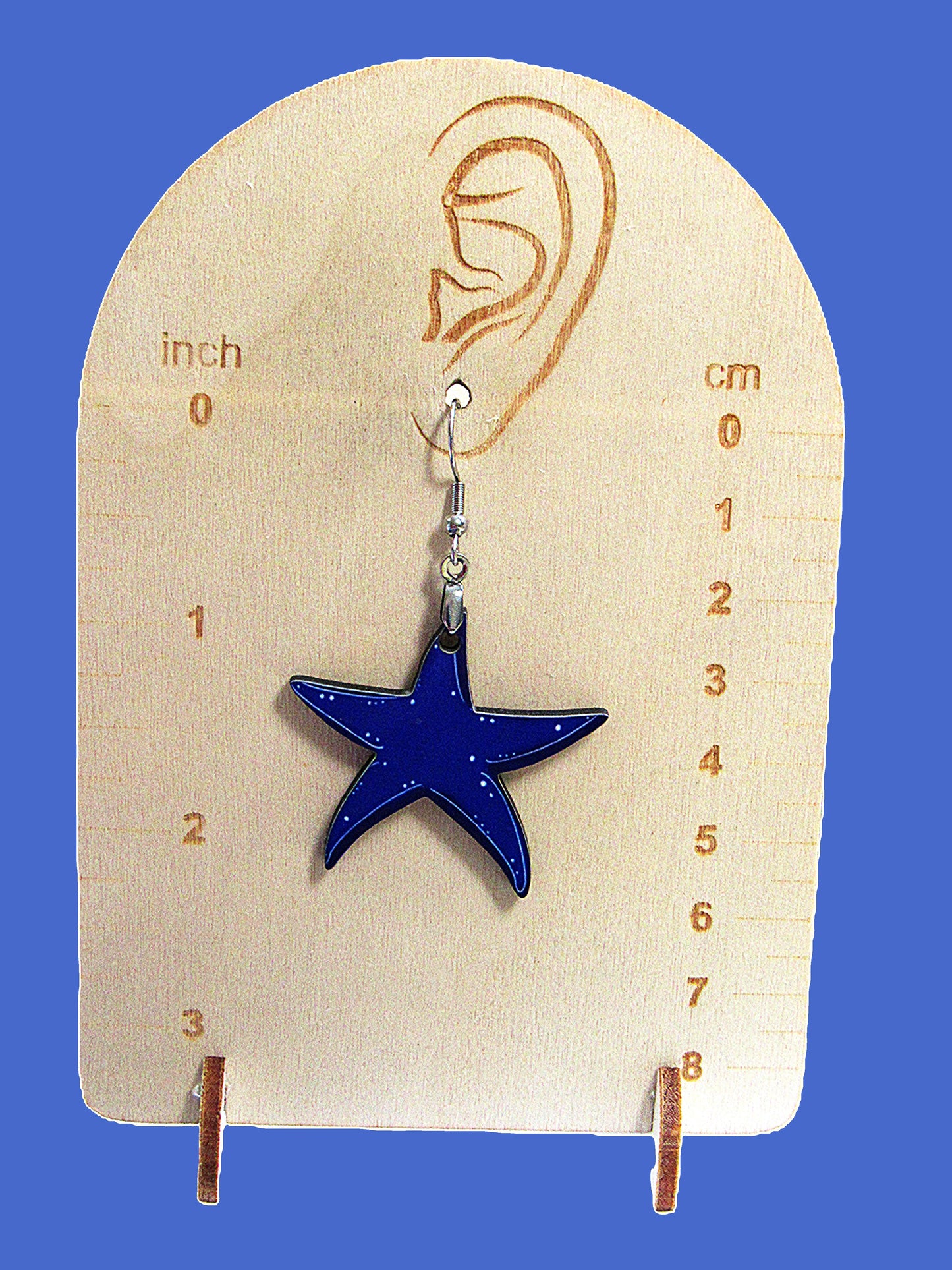 Starfish Shaped Sublimated Earrings