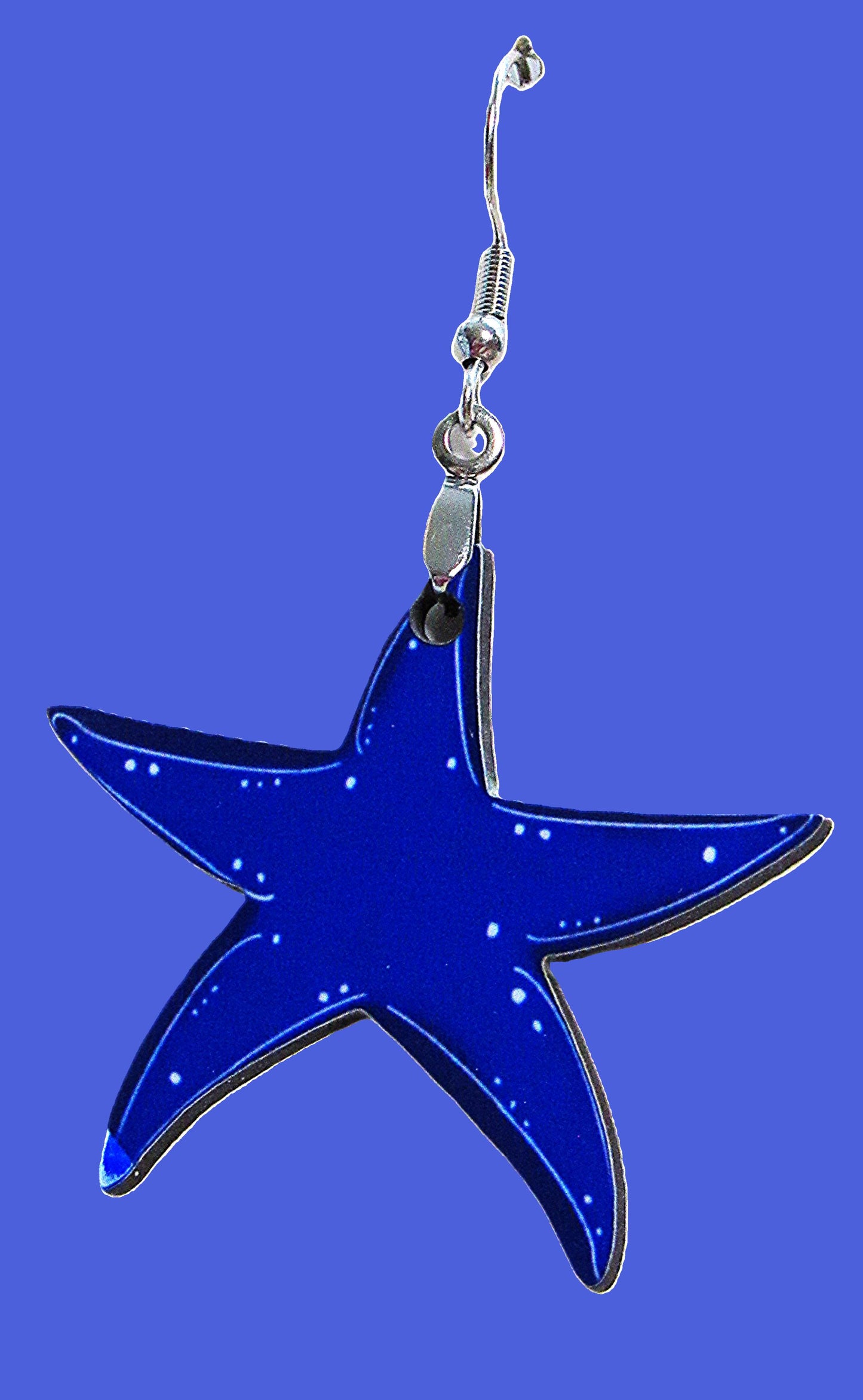 Starfish Shaped Sublimated Earrings