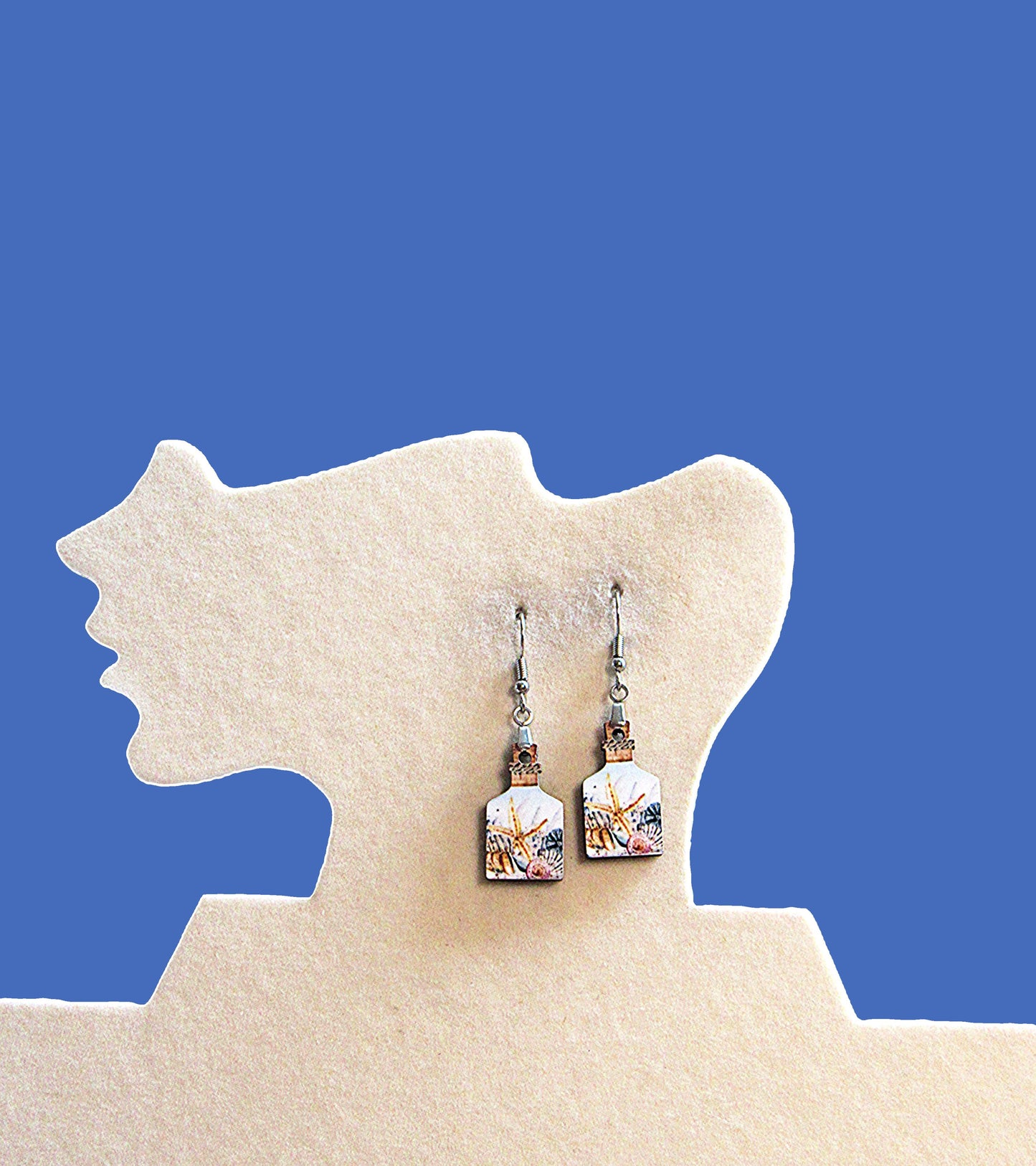 Potion Bottle Shaped Shaped Earrings