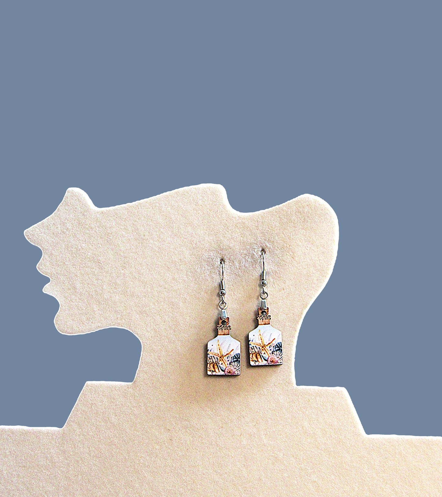 Potion Bottle Shaped Shaped Earrings