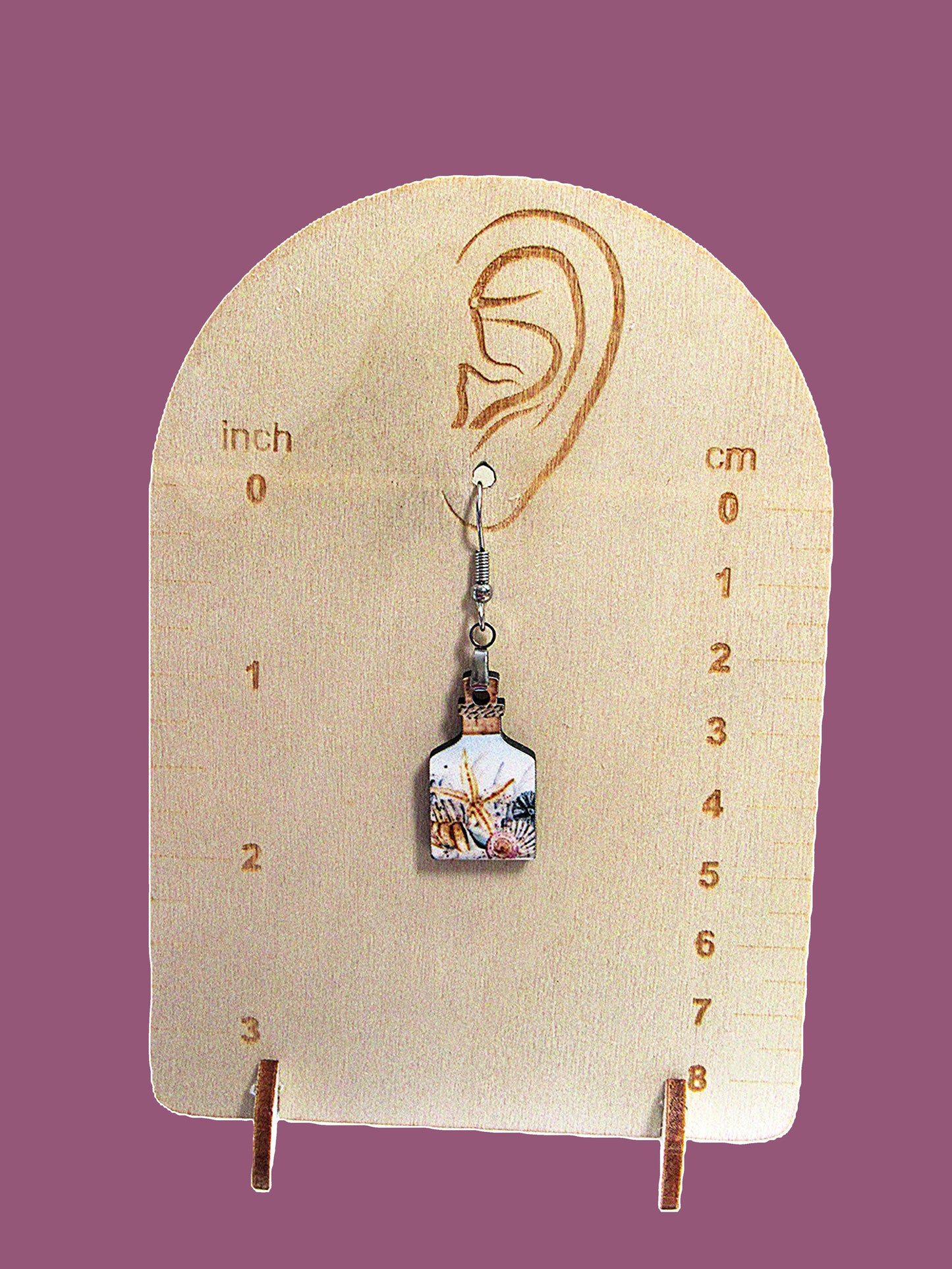 Potion Bottle Shaped Shaped Earrings