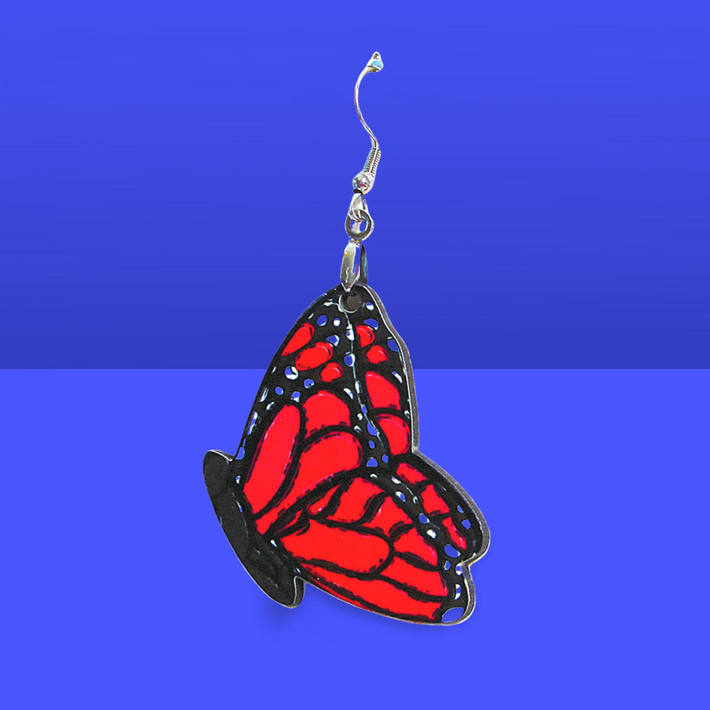 Butterfly Shaped Sublimated Earrings