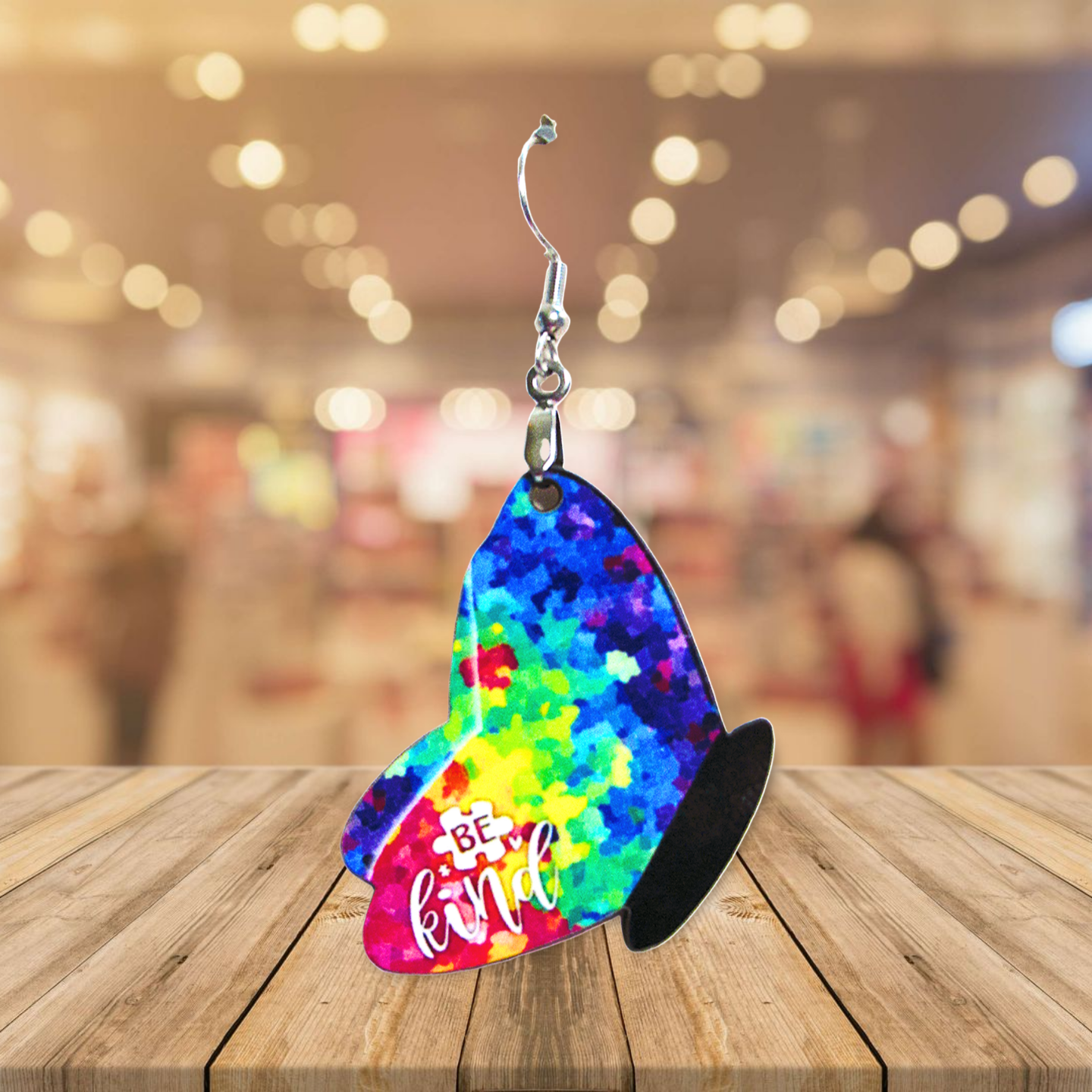 Butterfly Shaped Sublimated Earrings