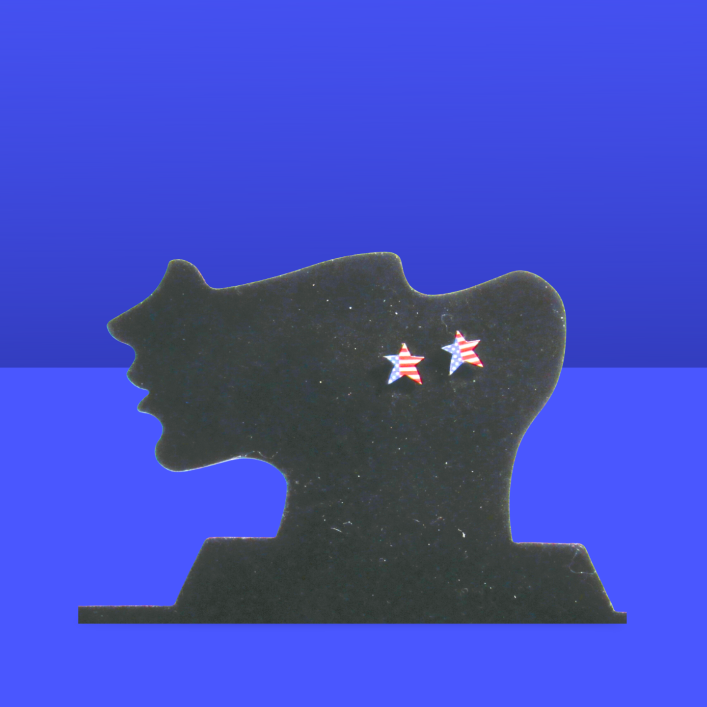 Star Shaped Stud Sublimated Earrings MDF