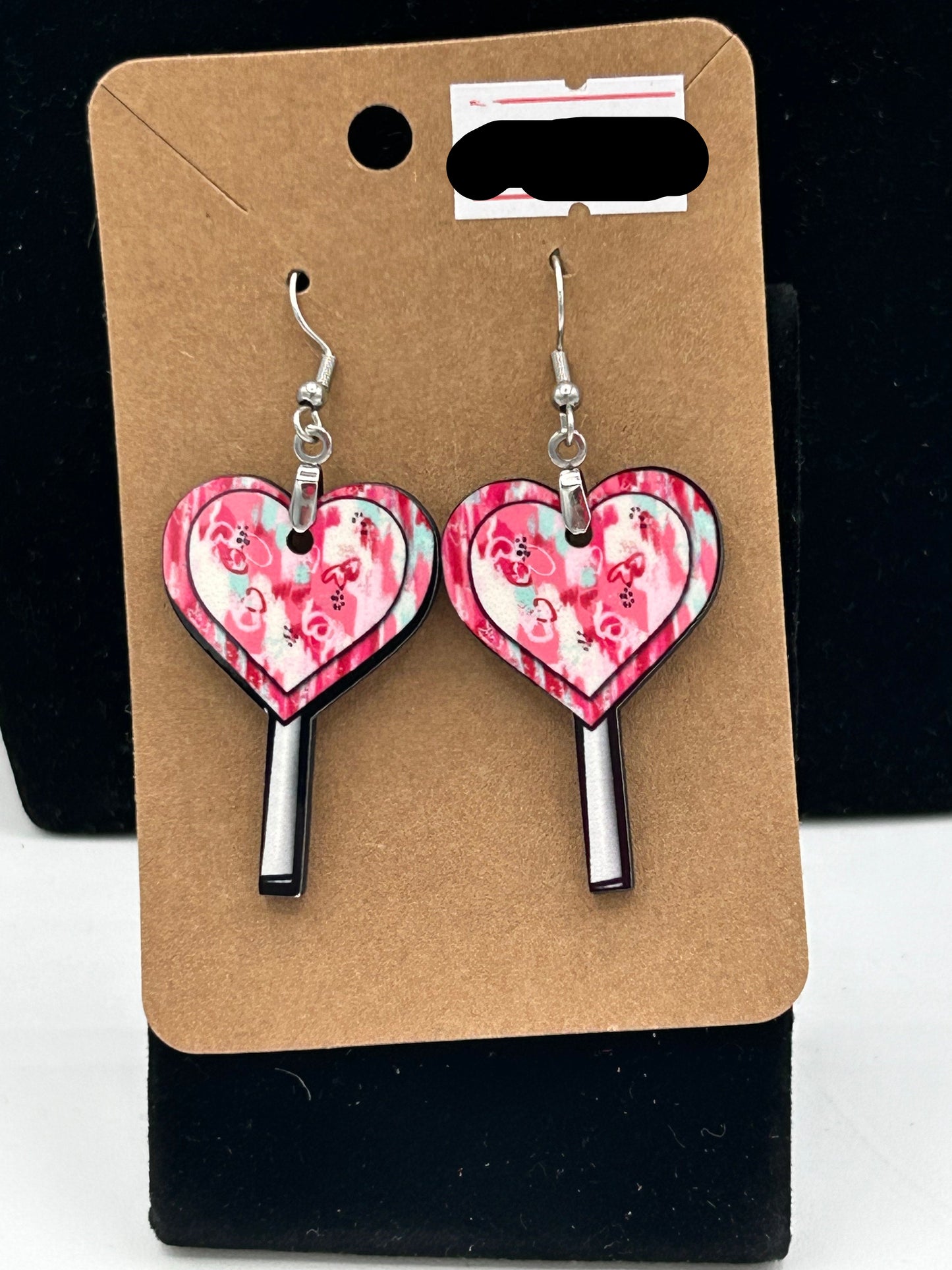 Sucker Shaped Sublimated Earrings