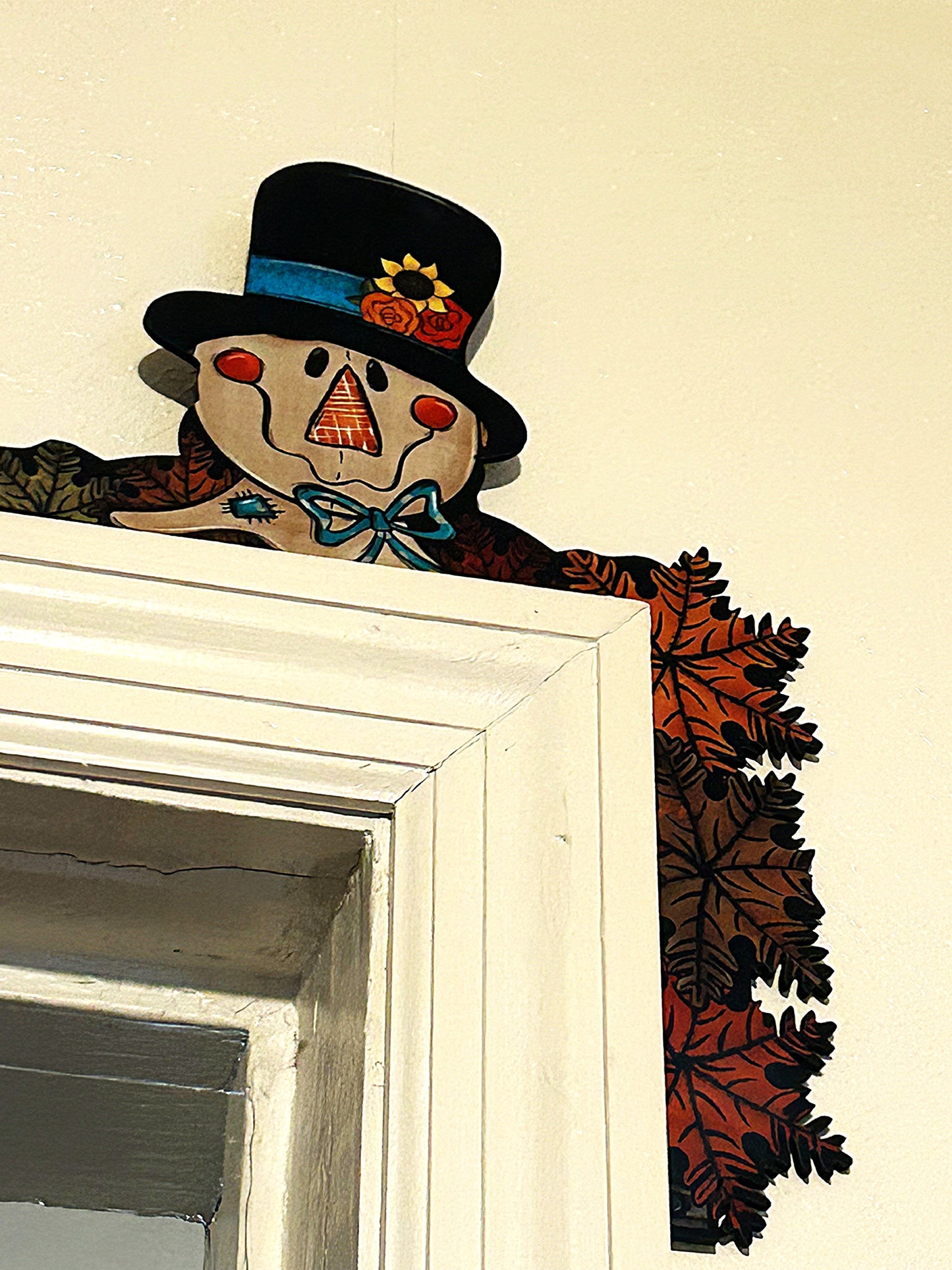 Scarecrow Head Shaped Sublimated Corner Sitter